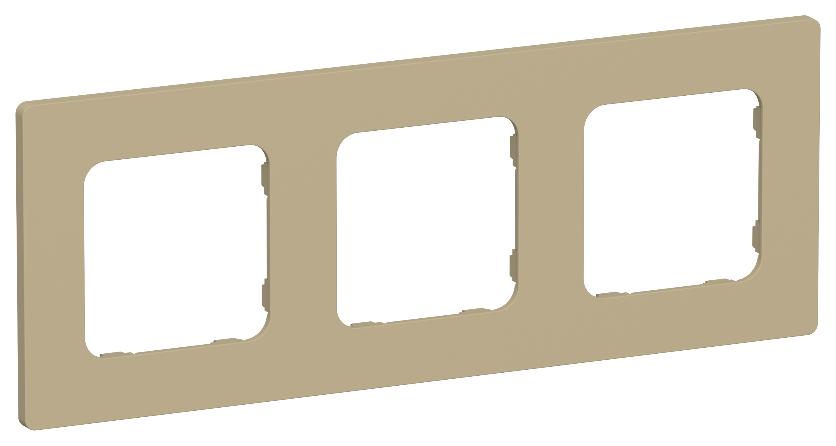 FLITE CLASSIC Рамка 3-местная РУ-3-К-ФлХ хаки IEK