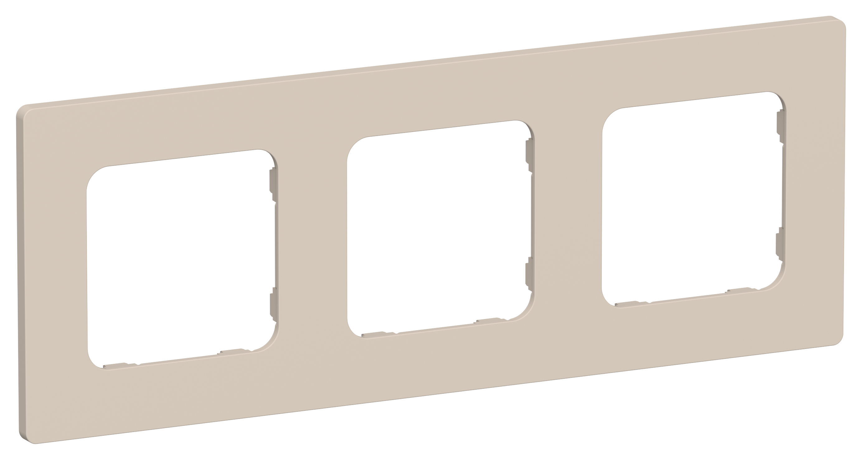 FLITE CLASSIC Рамка 3-местная РУ-3-К-ФлЛ льняной IEK