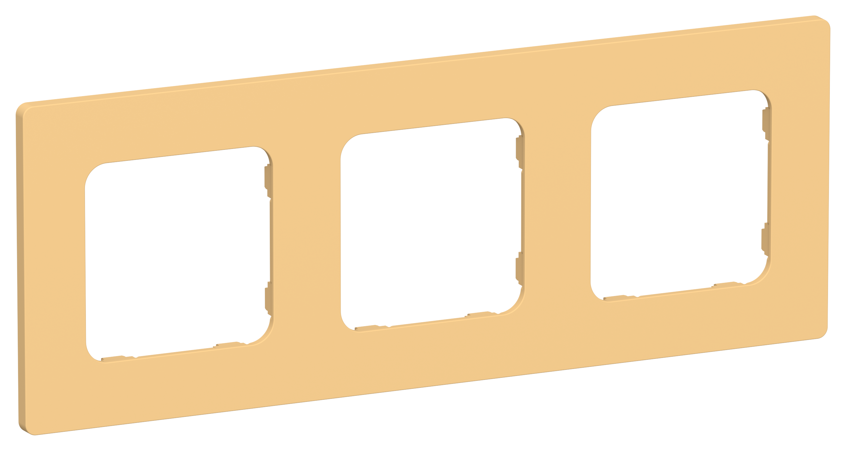 FLITE CLASSIC Рамка 3-местная РУ-3-К-ФлЗ золотарник IEK