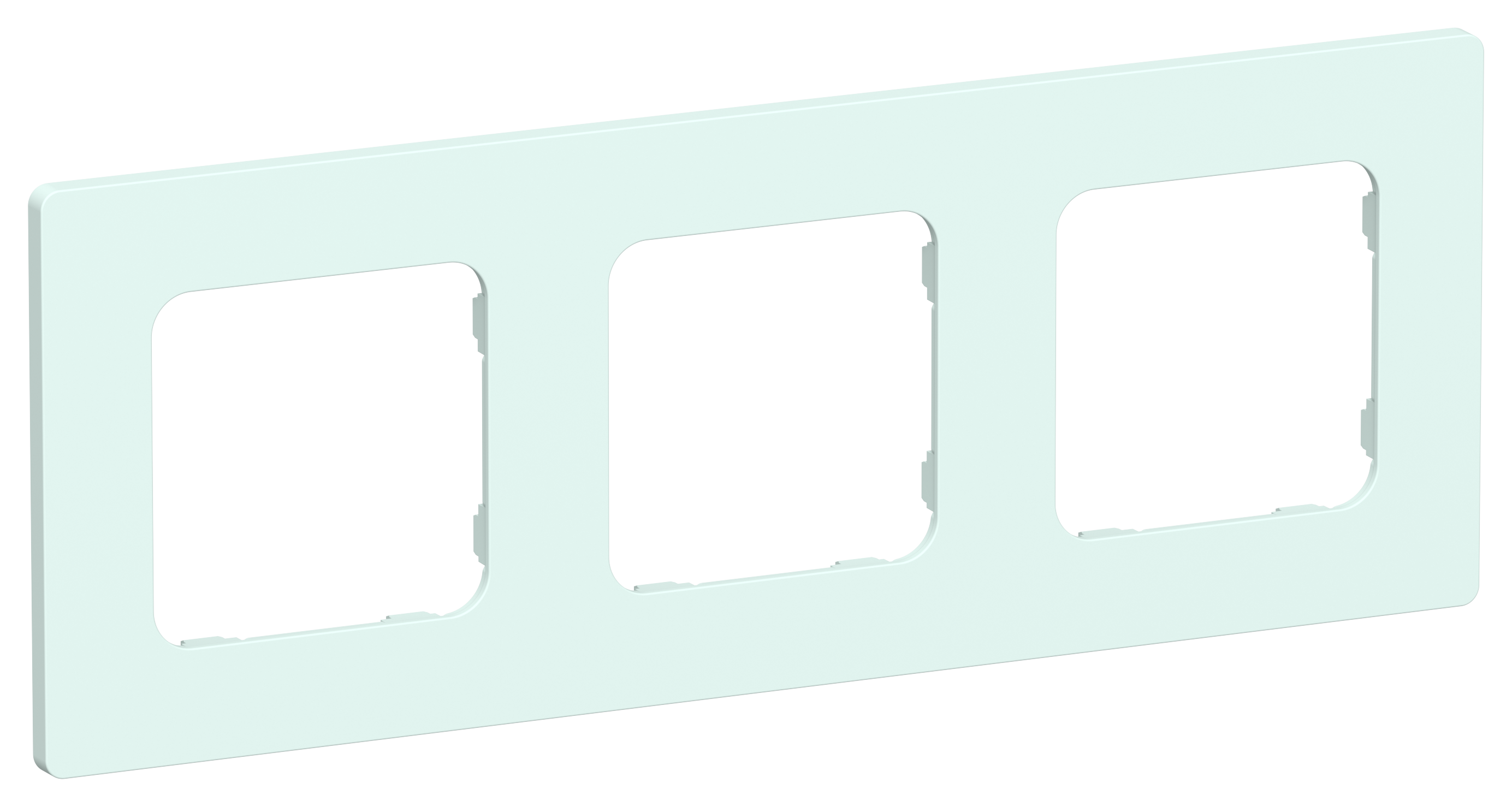 FLITE CLASSIC Рамка 3-местная РУ-3-К-ФлХЛ холодный лед IEK