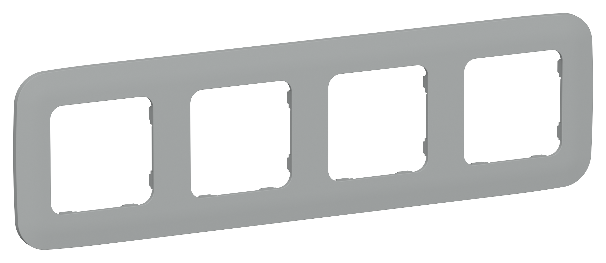 FLITE ARTISTIC Рамка 4-местная РУ-4-А-ФлС серый IEK