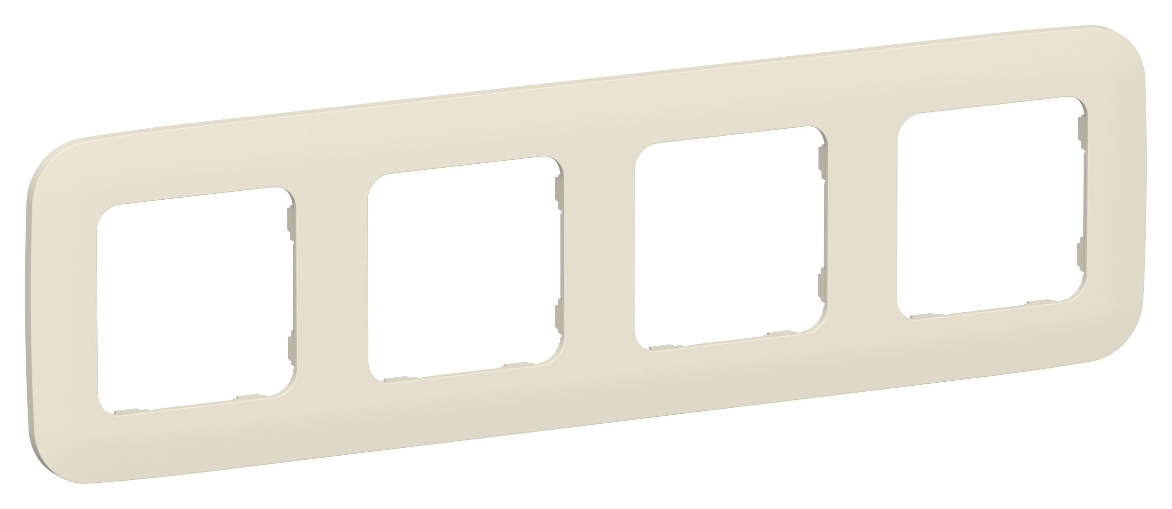 FLITE ARTISTIC Рамка 4-местная РУ-4-А-ФлСл сливочный IEK