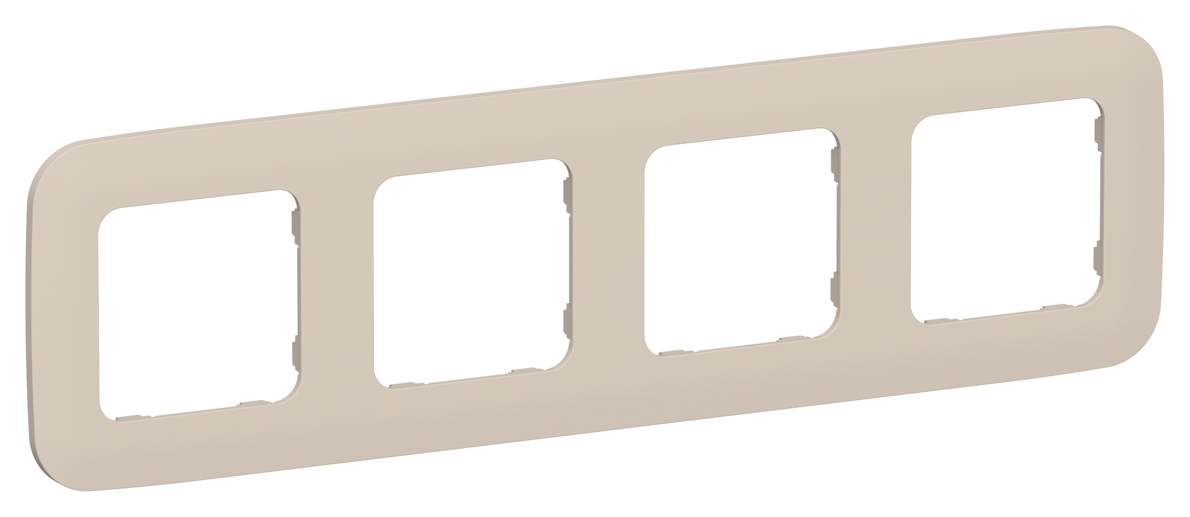 FLITE ARTISTIC Рамка 4-местная РУ-4-А-ФлЛ льняной IEK