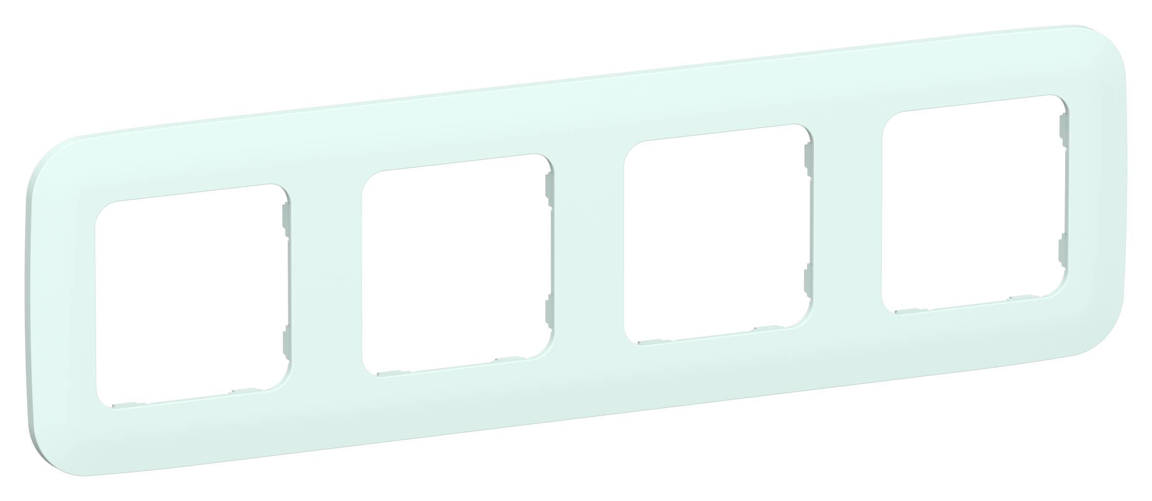 FLITE ARTISTIC Рамка 4-местная РУ-4-А-ФлХЛ холодный лед IEK