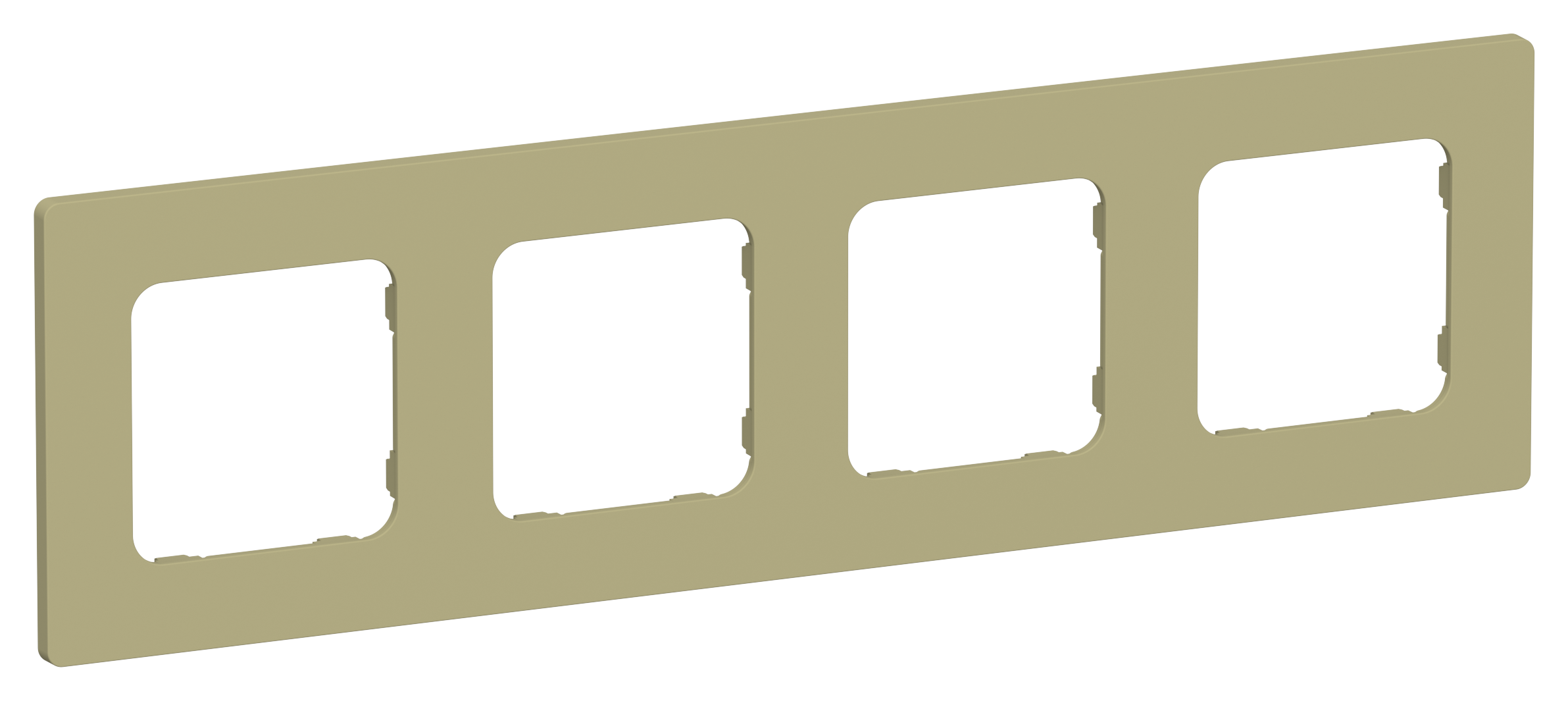 FLITE CLASSIC Рамка 4-местная РУ-4-К-ФлО оливковый IEK