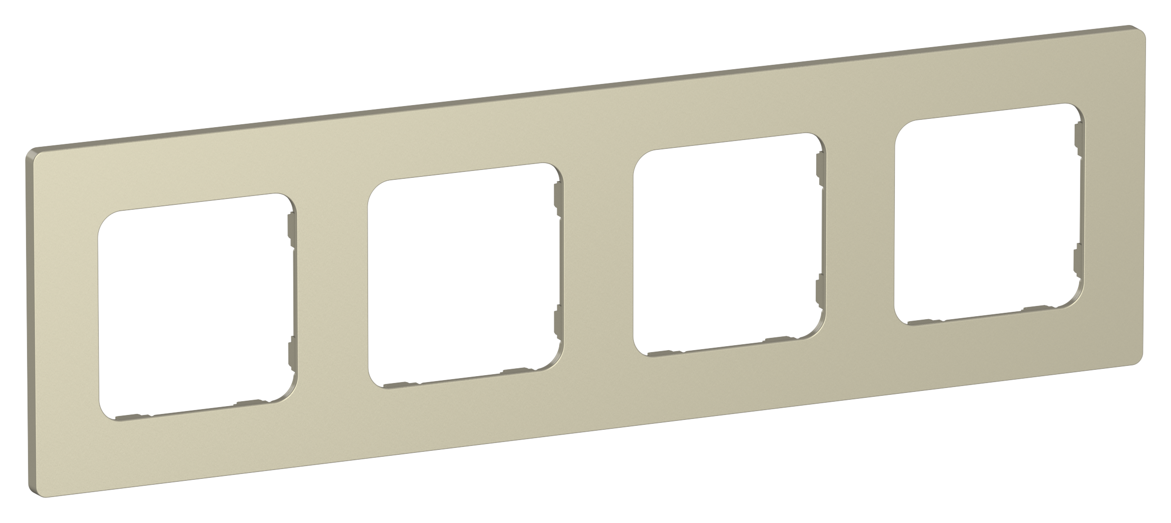 FLITE CLASSIC Рамка 4-местная РУ-4-К-ФлШ шампань IEK