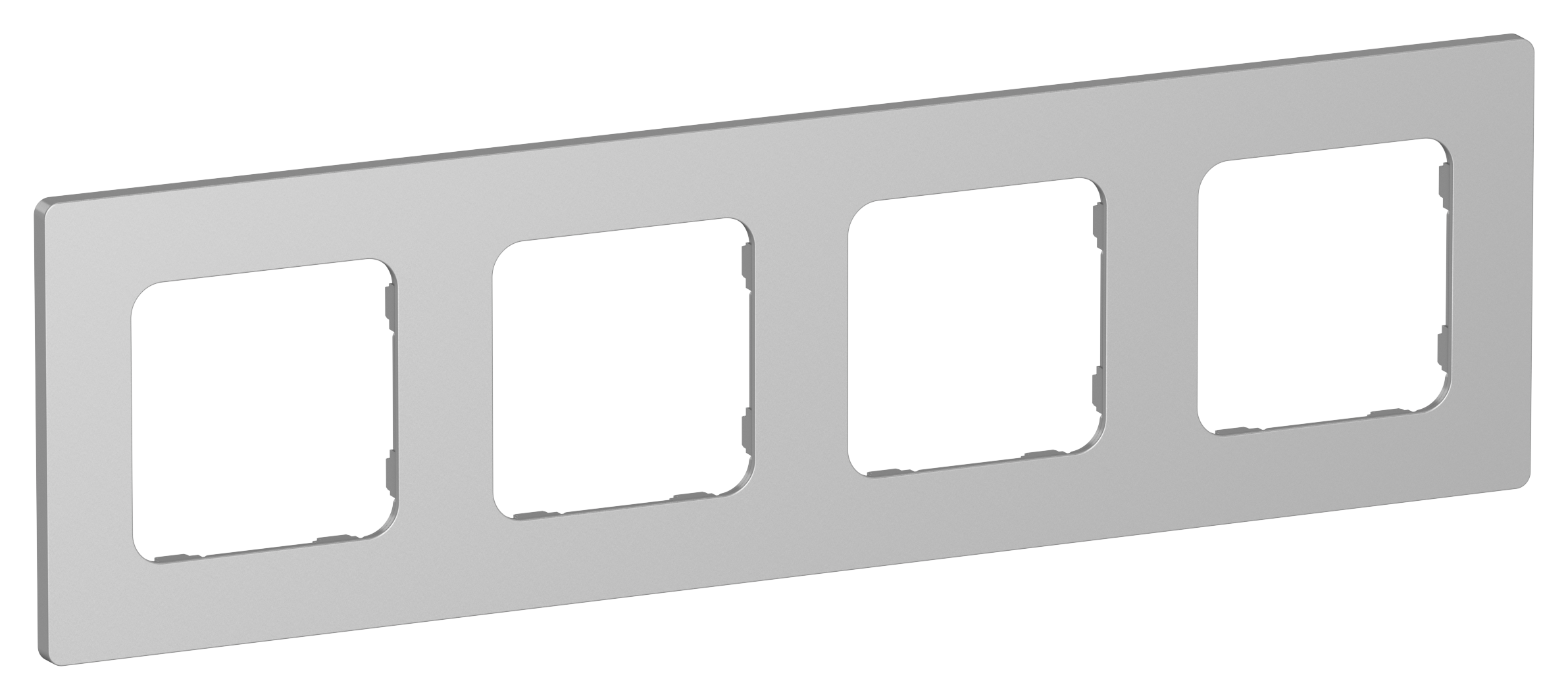 FLITE CLASSIC Рамка 4-местная РУ-4-К-ФлА алюминий IEK