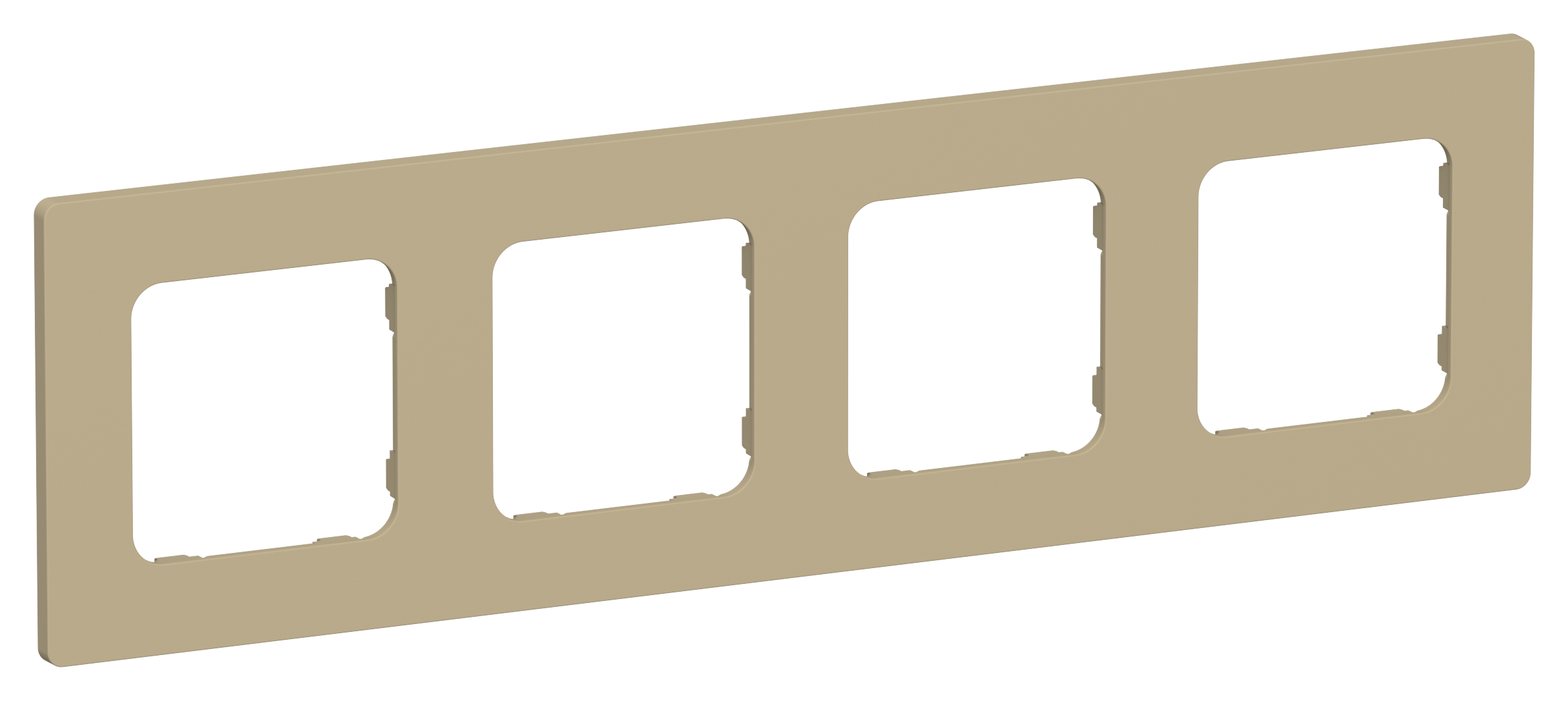 FLITE CLASSIC Рамка 4-местная РУ-4-К-ФлХ хаки IEK