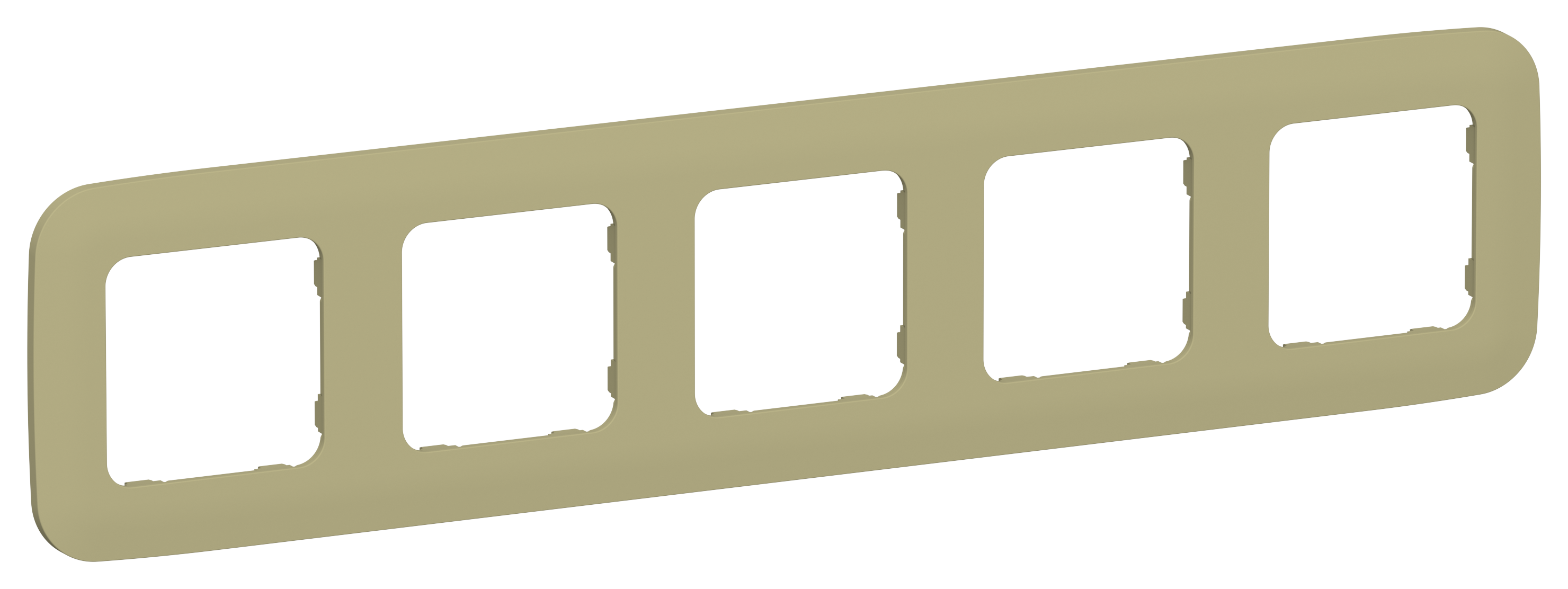 FLITE ARTISTIC Рамка 5-местная РУ-5-А-ФлО оливковый IEK