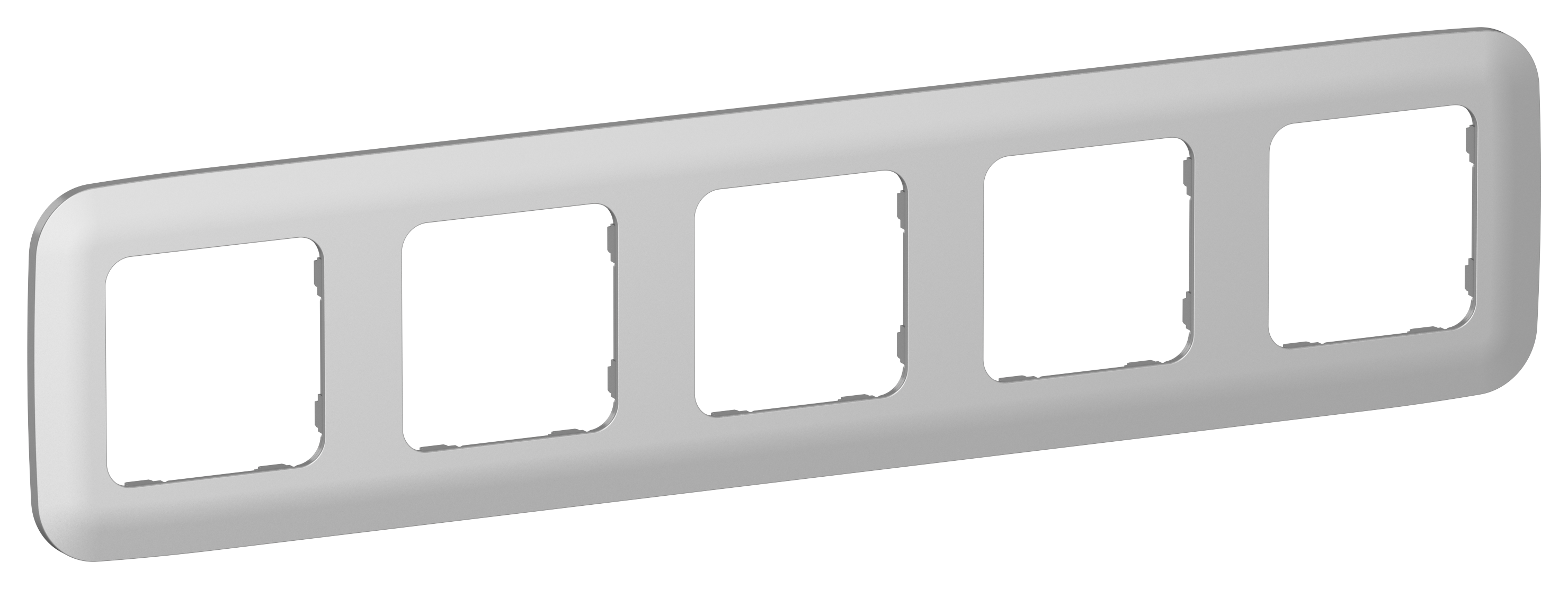 FLITE ARTISTIC Рамка 5-местная РУ-5-А-ФлА алюминий IEK