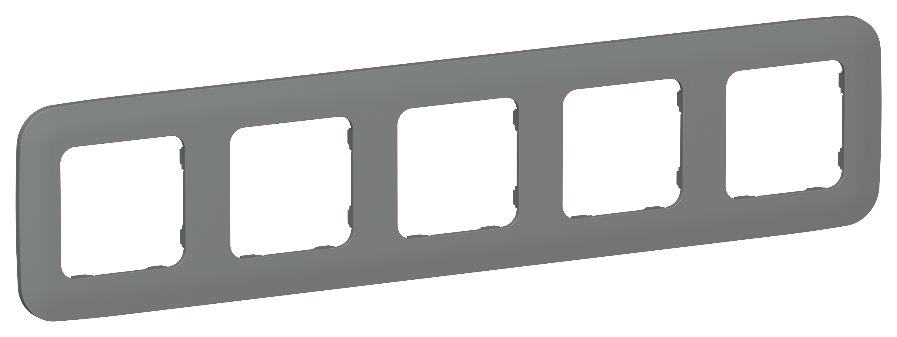 FLITE ARTISTIC Рамка 5-местная РУ-5-А-ФлМА мокрый асфальт IEK