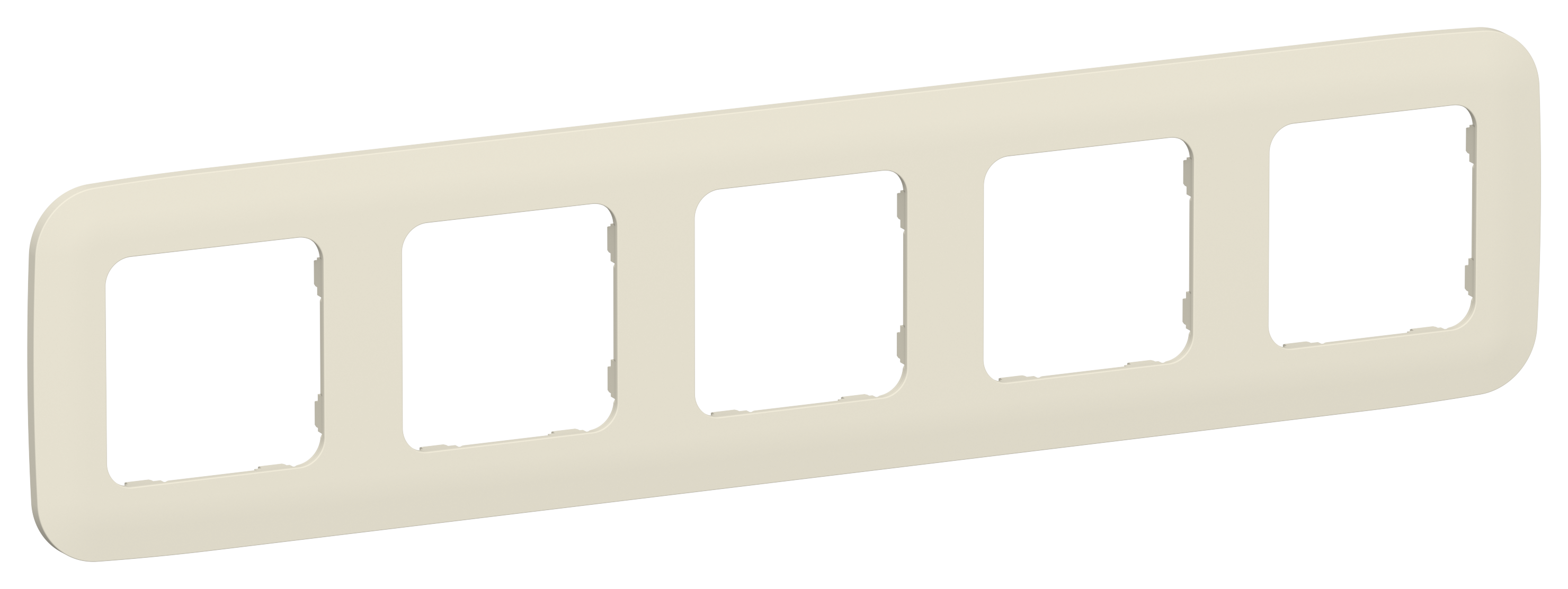 FLITE ARTISTIC Рамка 5-местная РУ-5-А-ФлСл сливочный IEK