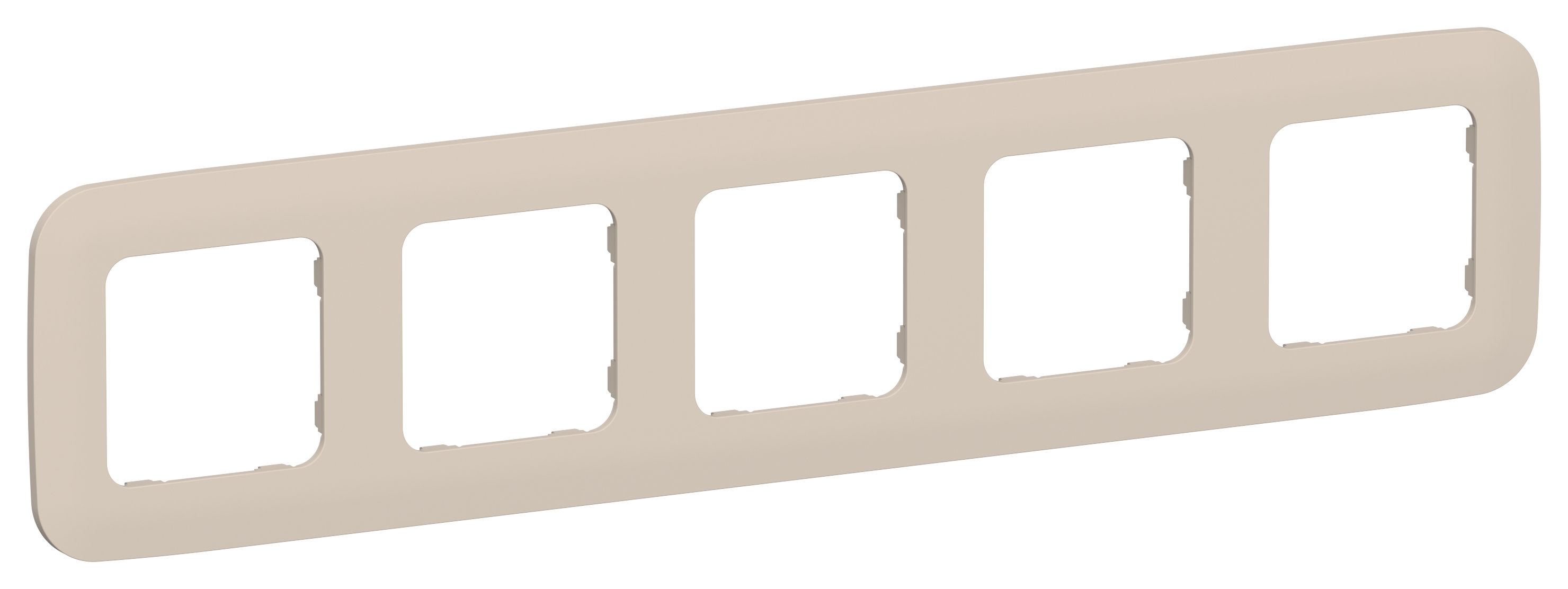 FLITE ARTISTIC Рамка 5-местная РУ-5-А-ФлЛ льняной IEK