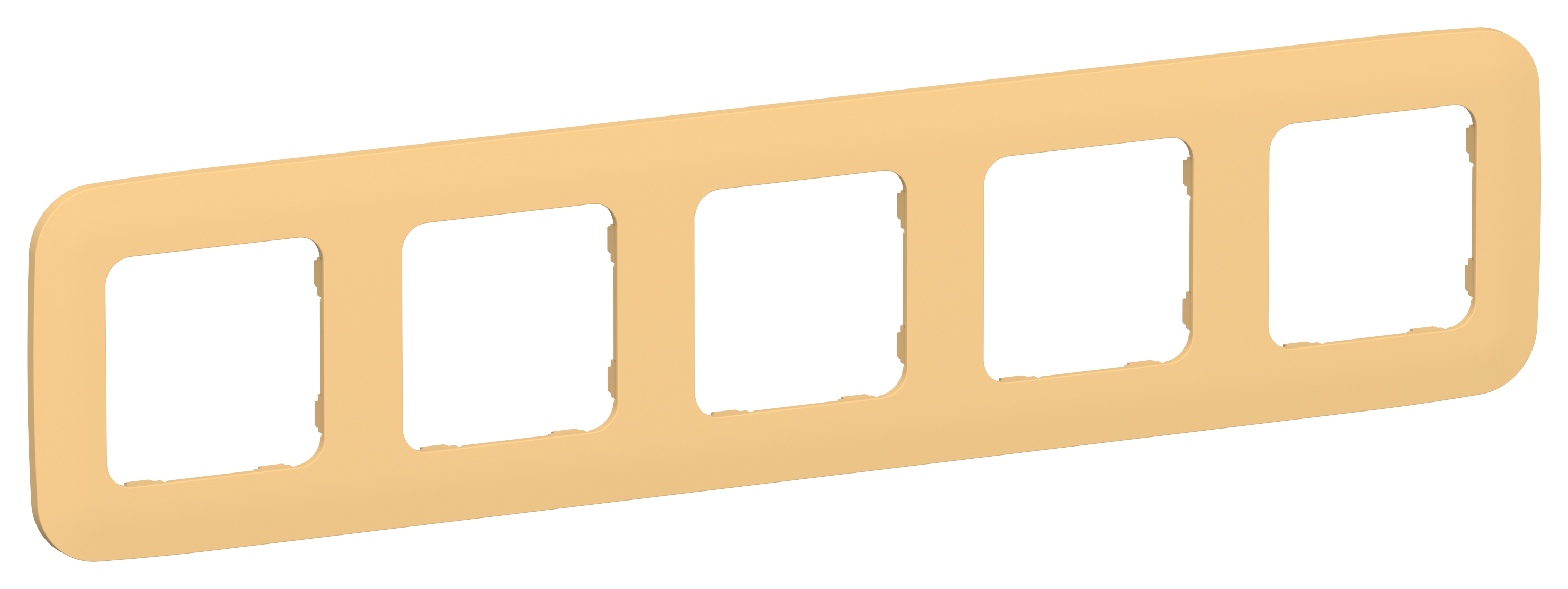 FLITE ARTISTIC Рамка 5-местная РУ-5-А-ФлЗ золотарник IEK