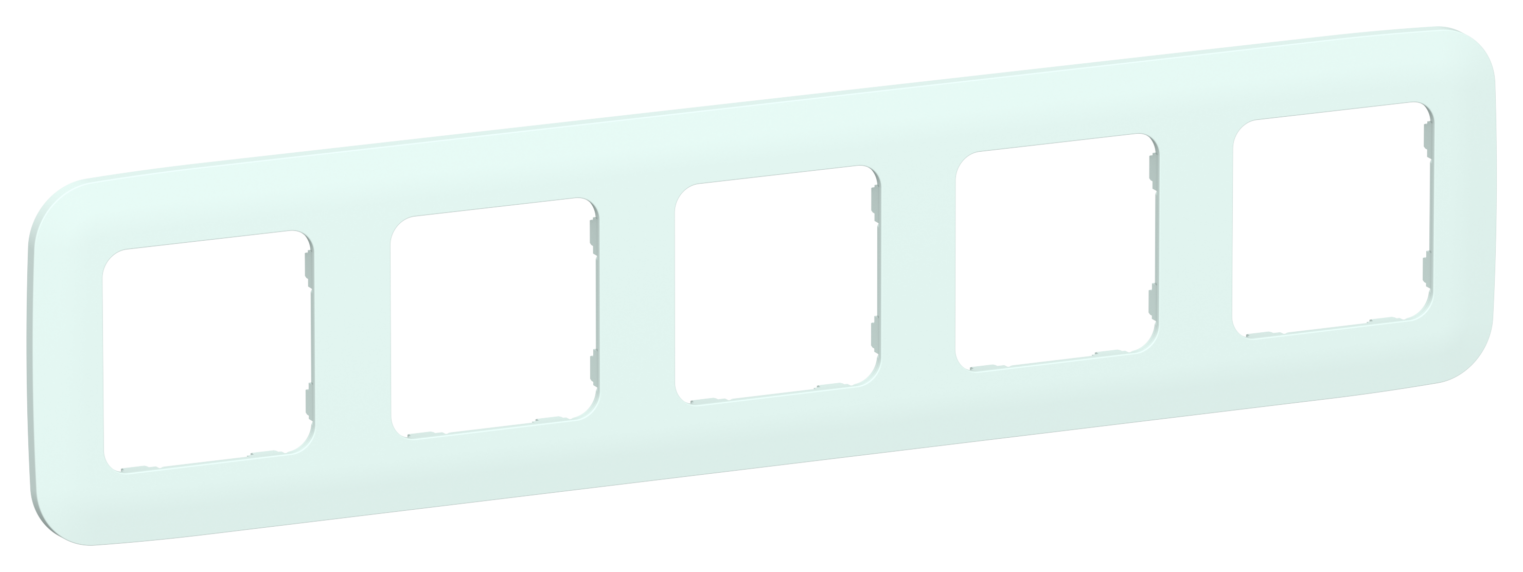 FLITE ARTISTIC Рамка 5-местная РУ-5-А-ФлХЛ холодный лед IEK