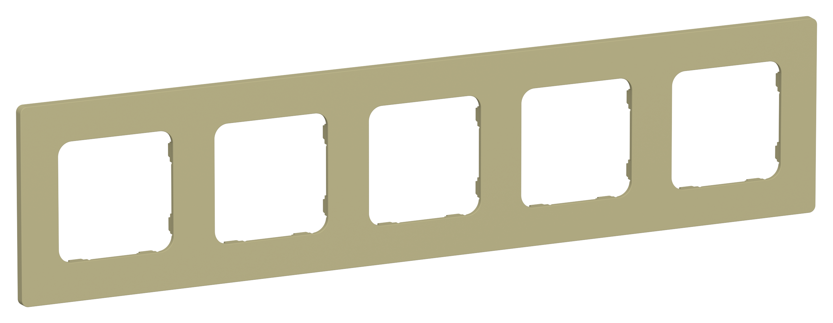 FLITE CLASSIC Рамка 5-местная РУ-5-К-ФлО оливковый IEK