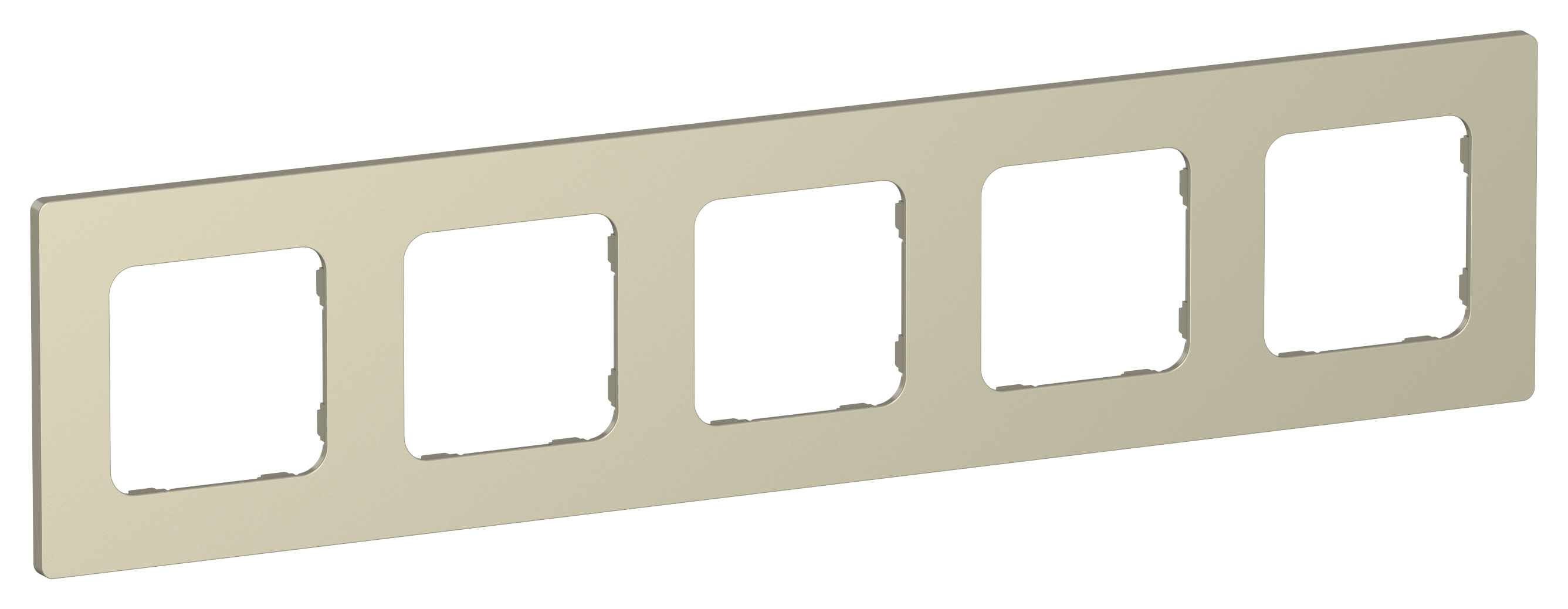 FLITE CLASSIC Рамка 5-местная РУ-5-К-ФлШ шампань IEK