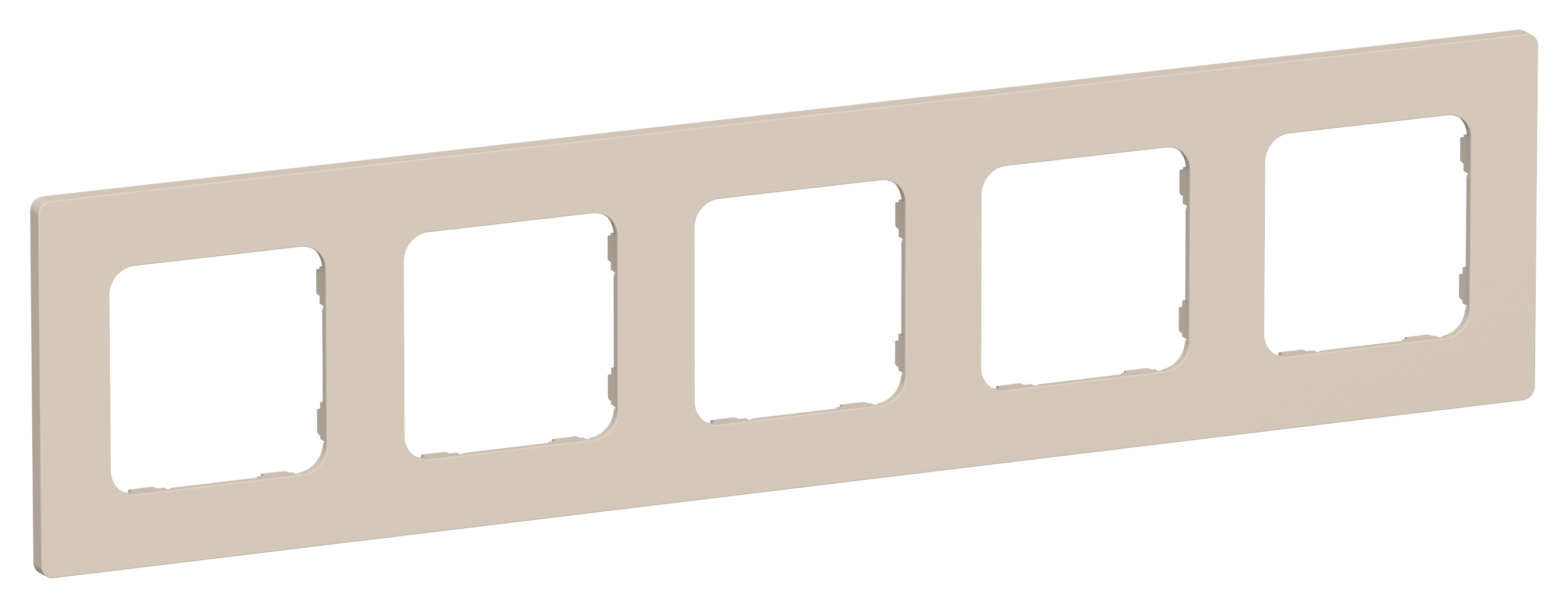 FLITE CLASSIC Рамка 5-местная РУ-5-К-ФлЛ льняной IEK