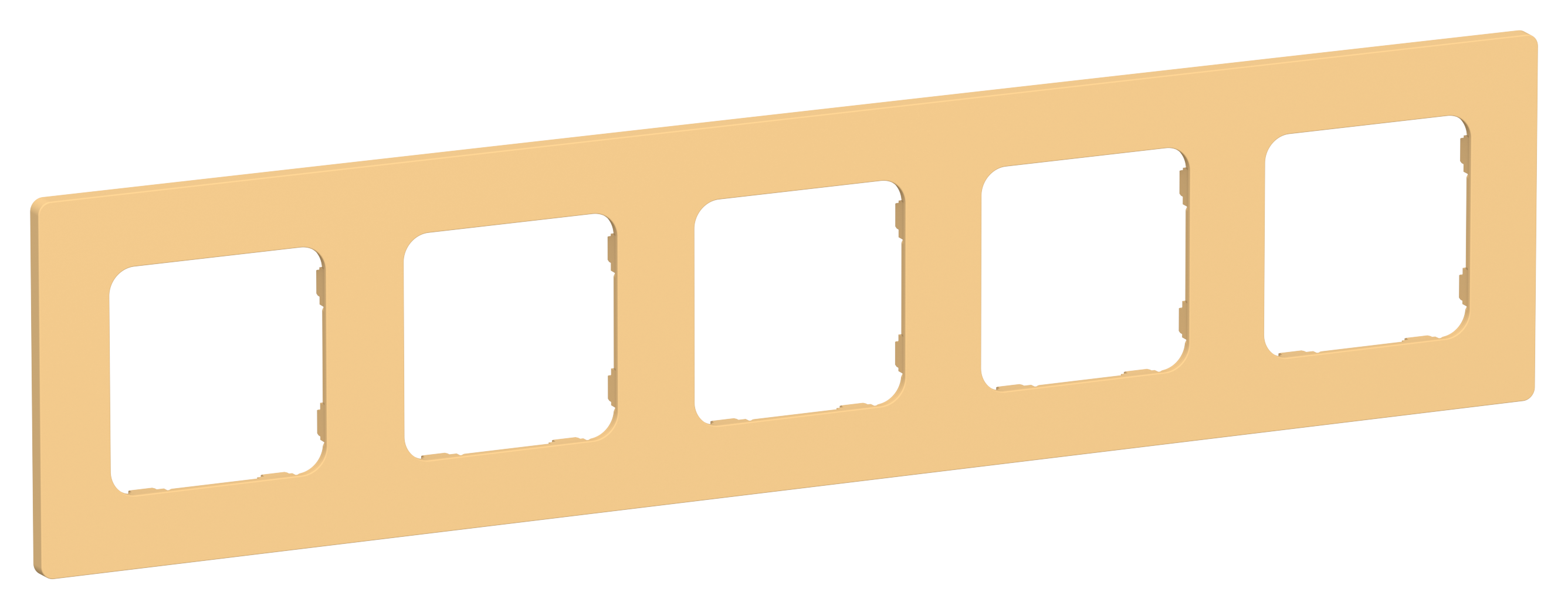 FLITE CLASSIC Рамка 5-местная РУ-5-К-ФлЗ золотарник IEK