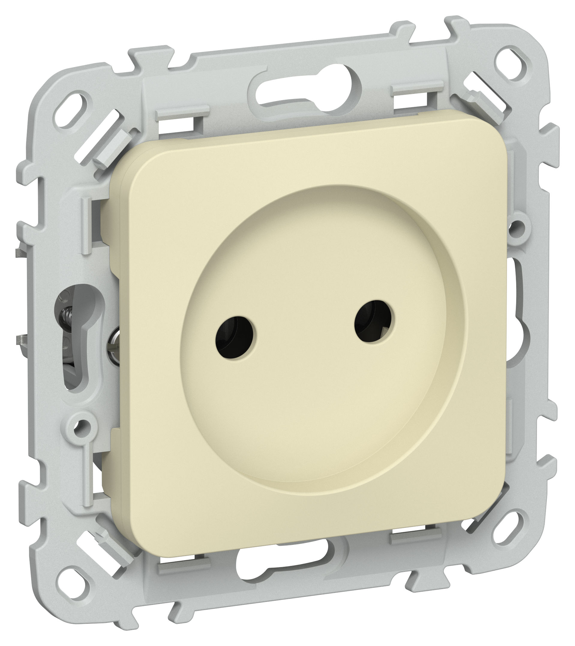 FLITE Розетка без заземления без защитных шторок 10А РС01-0-ФлН навахо IEK