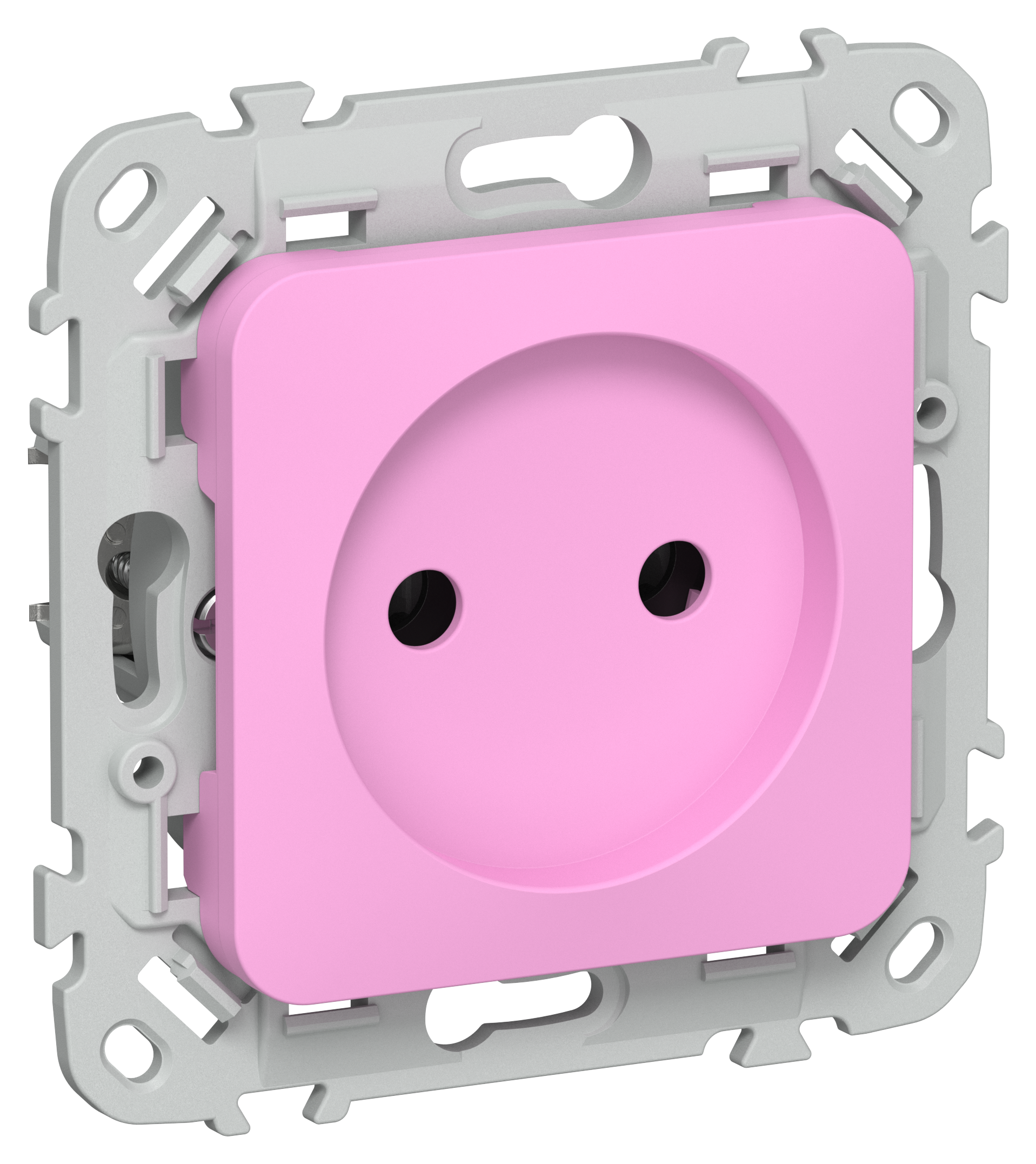 FLITE Розетка без заземления без защитных шторок 10А РС01-0-ФлПр пурпурный IEK