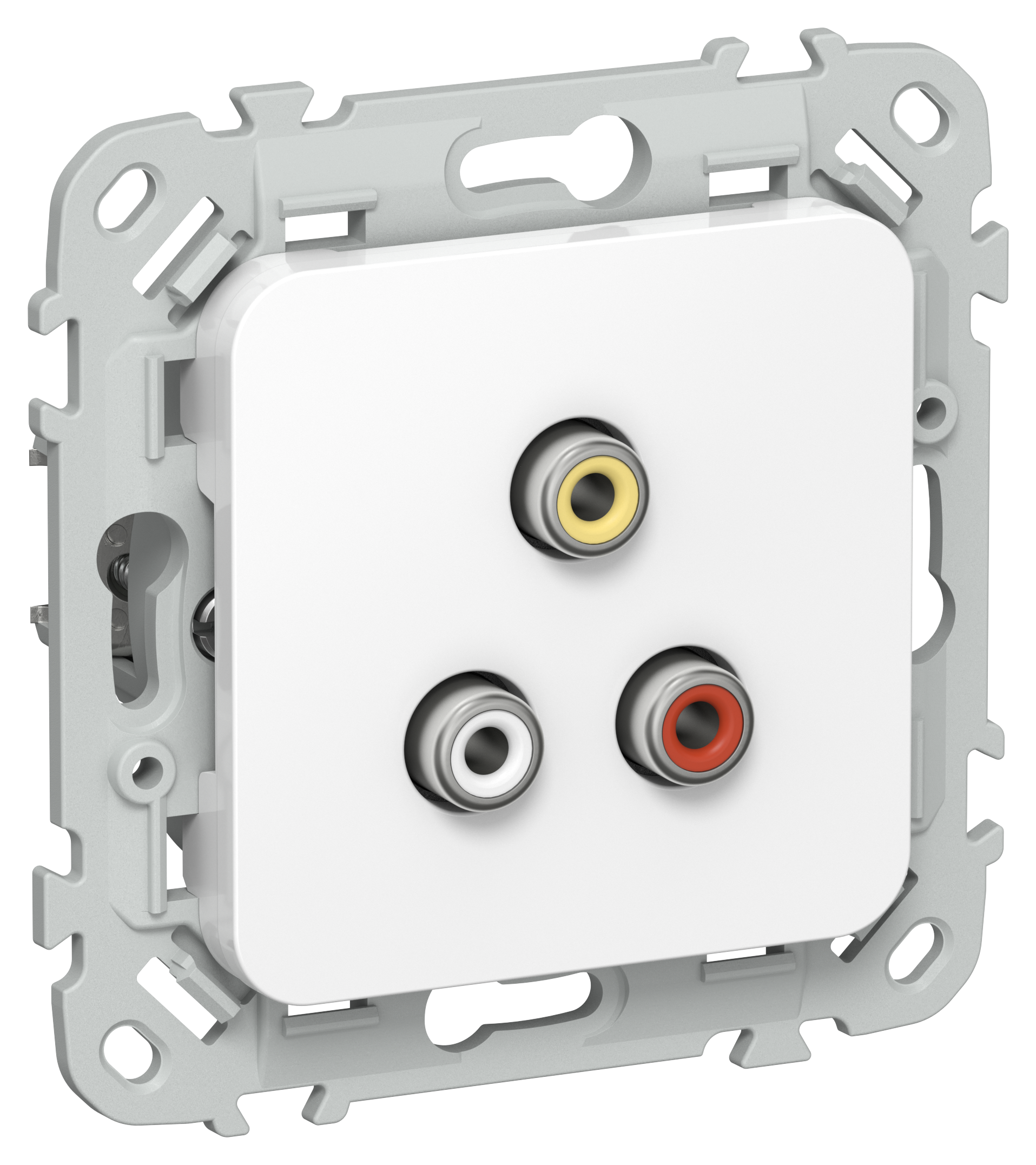 FLITE Розетка RCA РАрса-ФлБ белый IEK