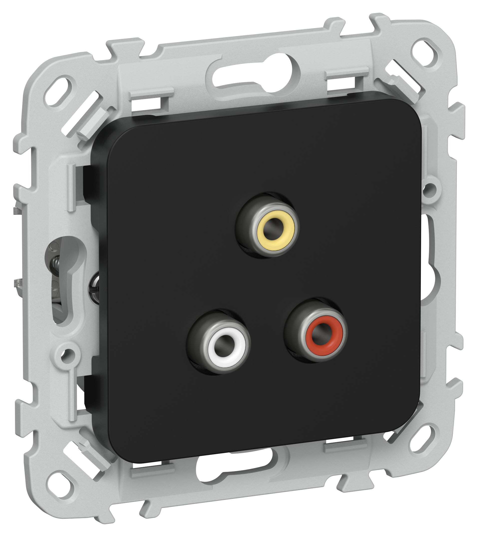 FLITE Розетка RCA РАрса-ФлЧ черный IEK