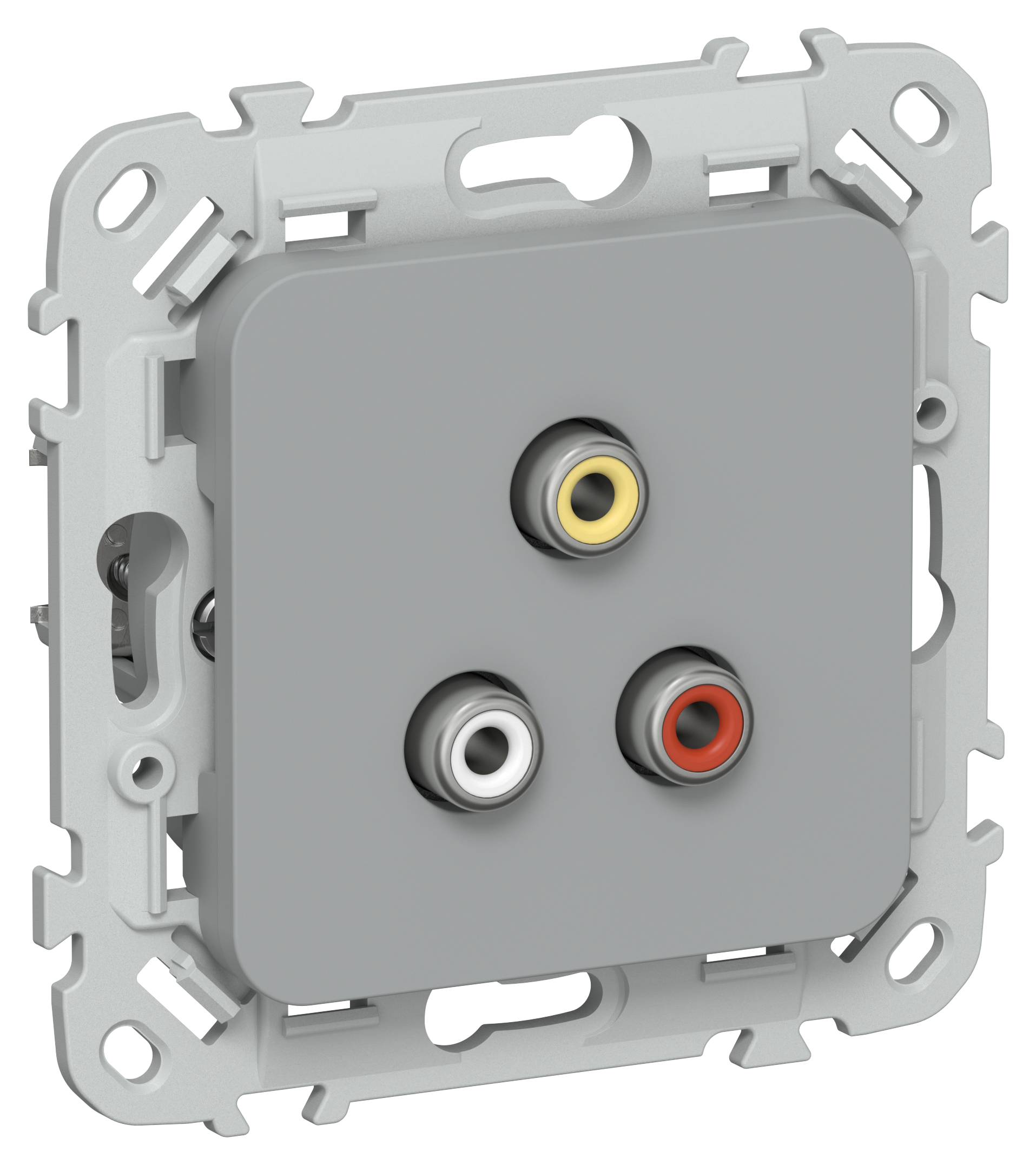 FLITE Розетка RCA РАрса-ФлС серый IEK