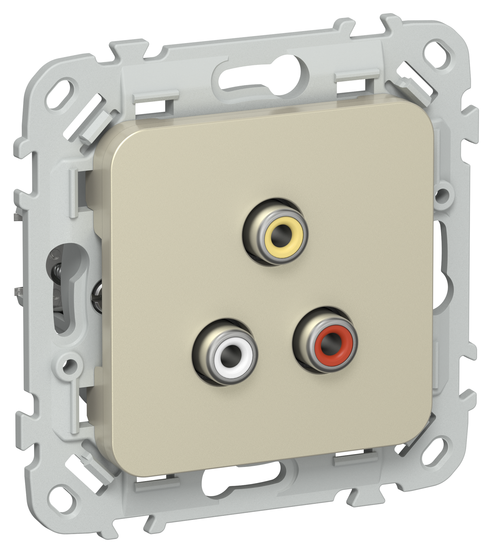 FLITE Розетка RCA РАрса-ФлШ шампань IEK