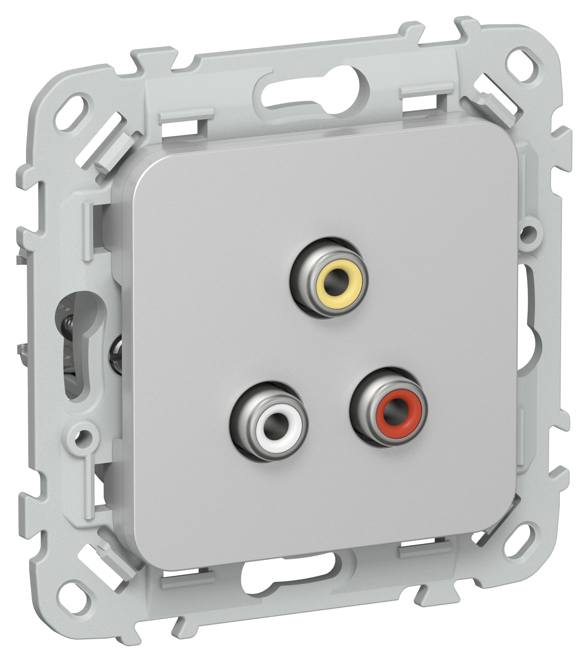 FLITE Розетка RCA РАрса-ФлА алюминий IEK