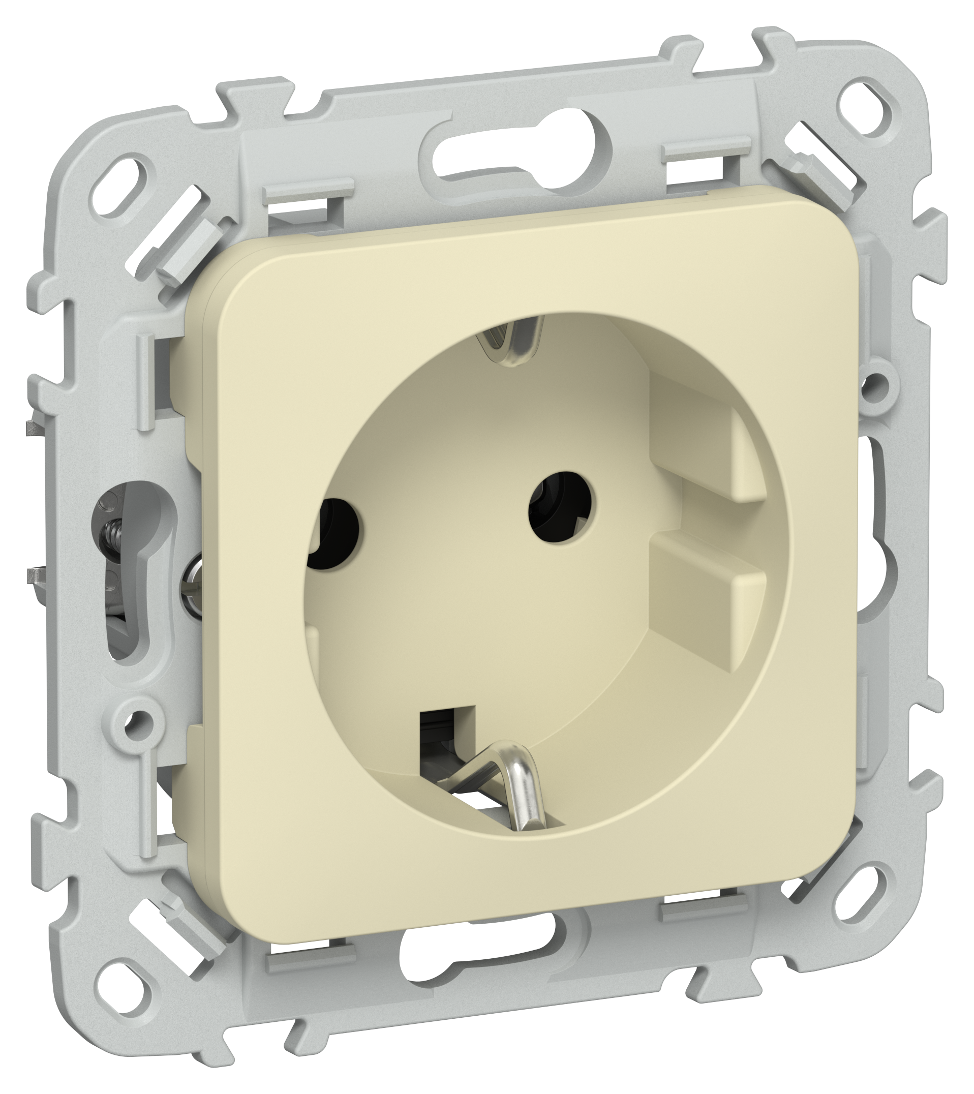 FLITE Розетка с заземлением без защитных шторок 16А РС11-0-ФлН навахо IEK