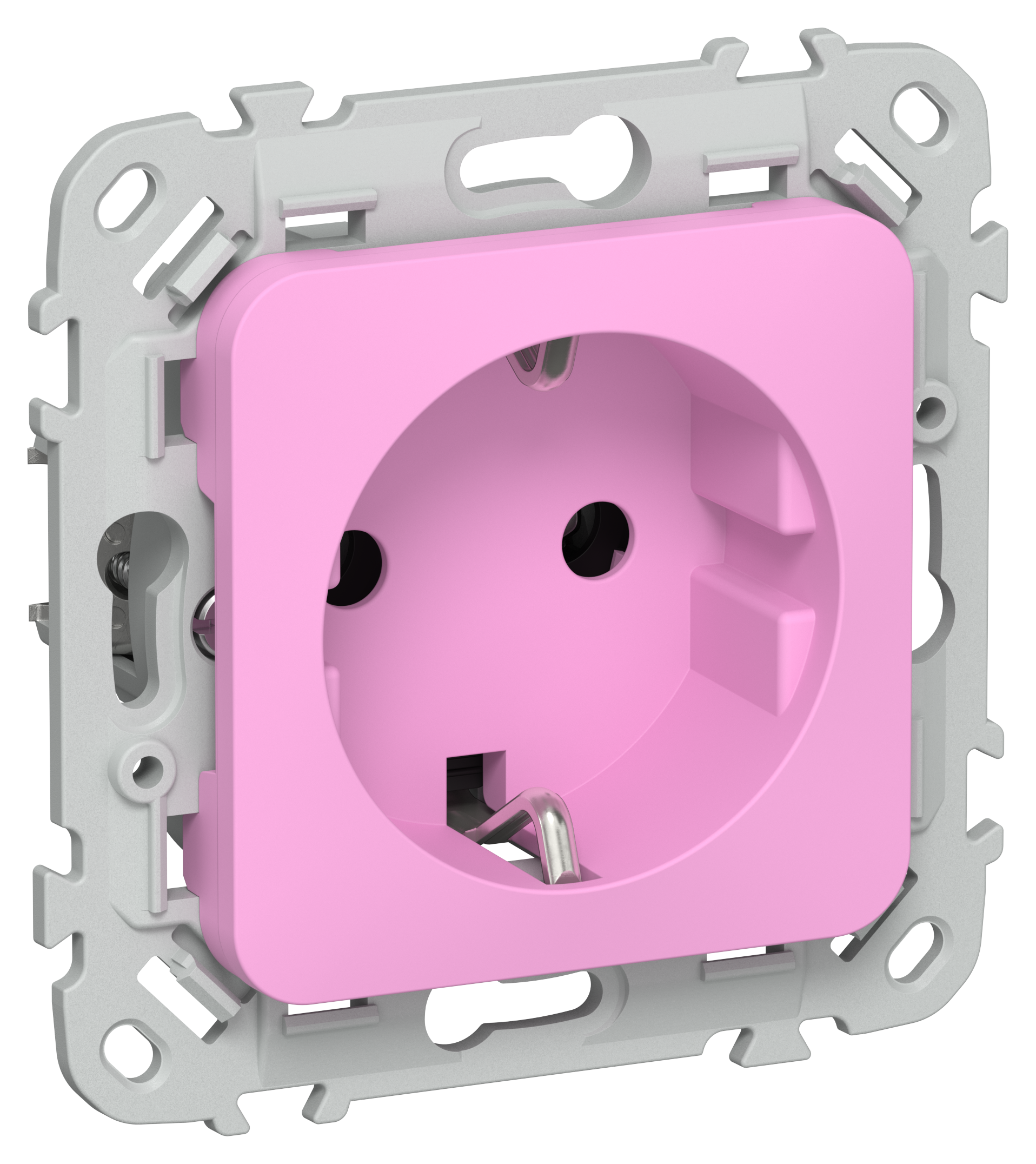 FLITE Розетка с заземлением без защитных шторок 16А РС11-0-ФлПр пурпурный IEK