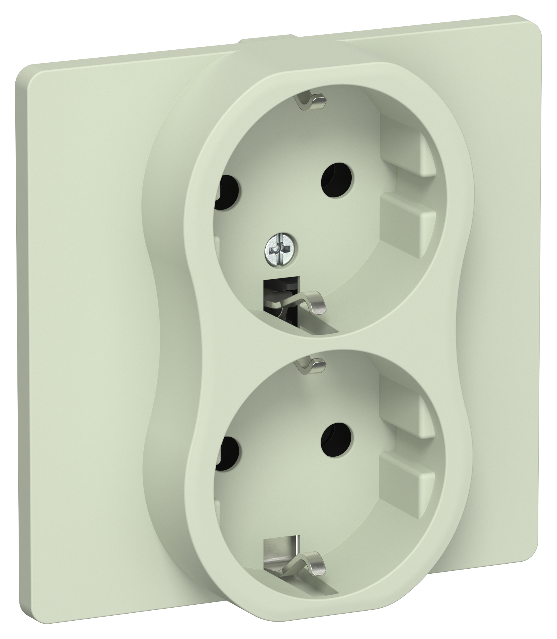 FLITE Розетка 2-местная с заземлением без защитных шторок 16А в сборе РС12-0-К-ФлП панг IEK