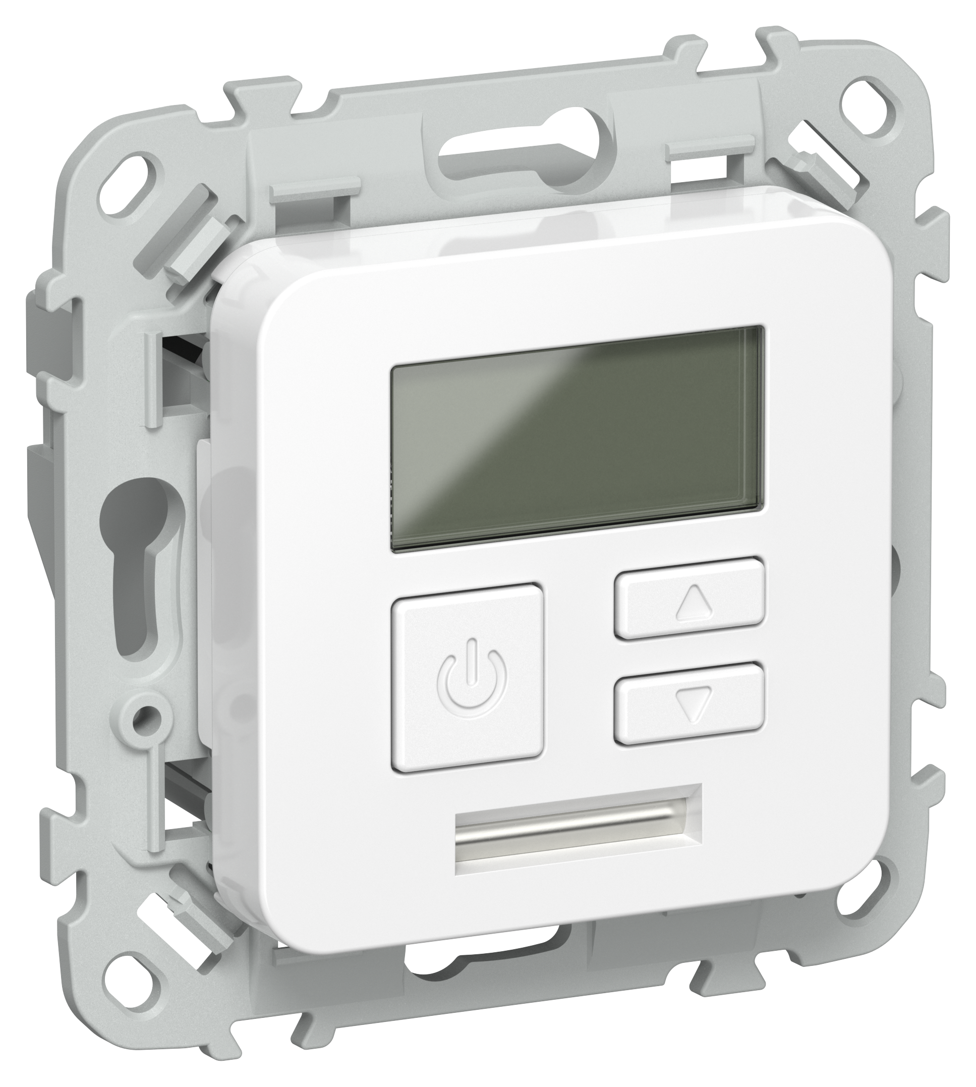 FLITE Термостат электронный с дисплеем 16А Т-ФлБ белый IEK