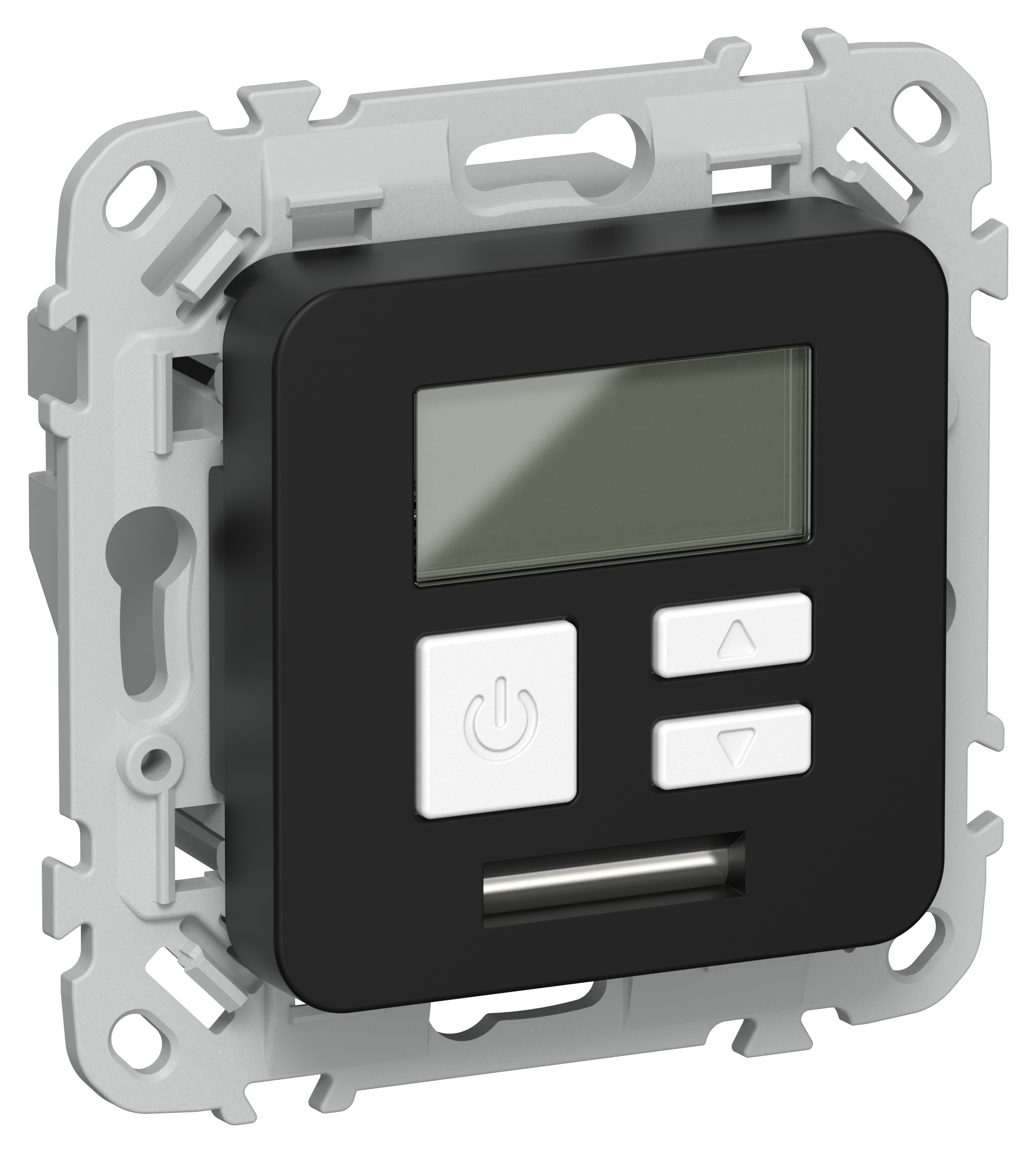 FLITE Термостат электронный с дисплеем 16А Т-ФлЧ черный IEK