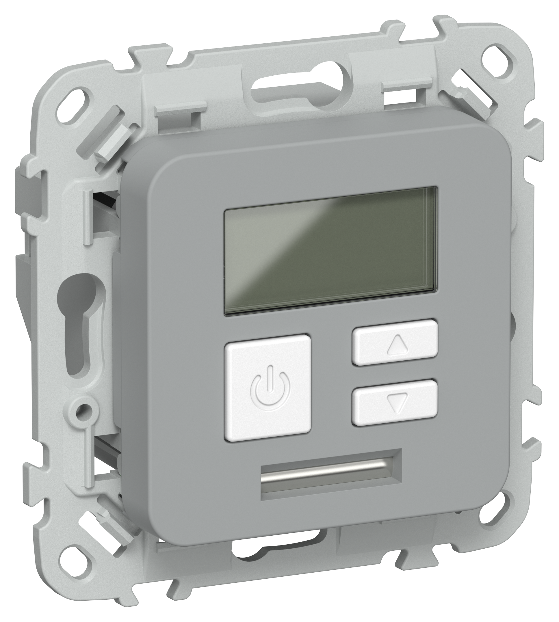 FLITE Термостат электронный с дисплеем 16А Т-ФлС серый IEK