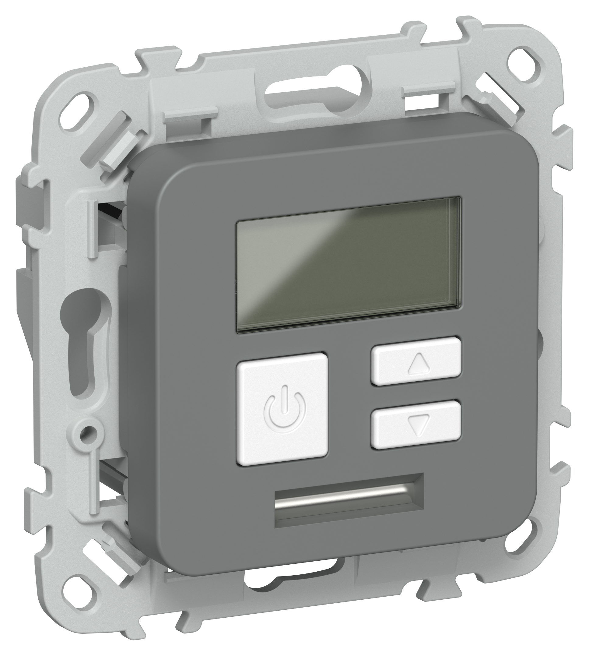 FLITE Термостат электронный с дисплеем 16А Т-ФлМА мокрый асфальт IEK