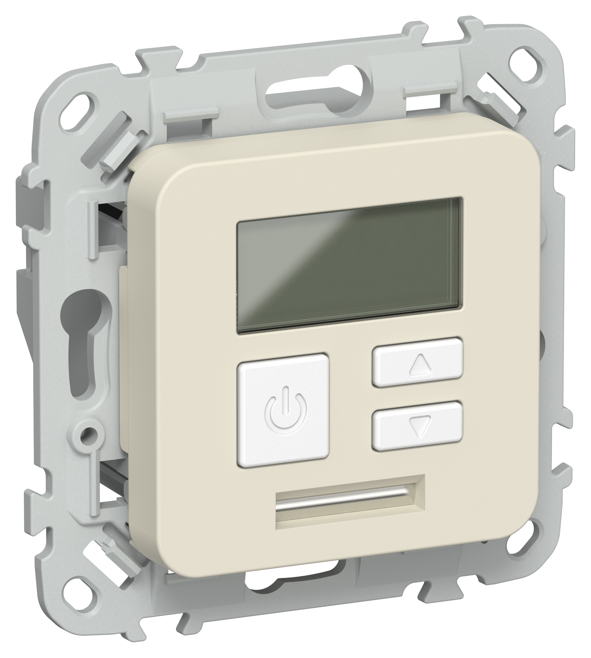 FLITE Термостат электронный с дисплеем 16А Т-ФлСл сливочный IEK