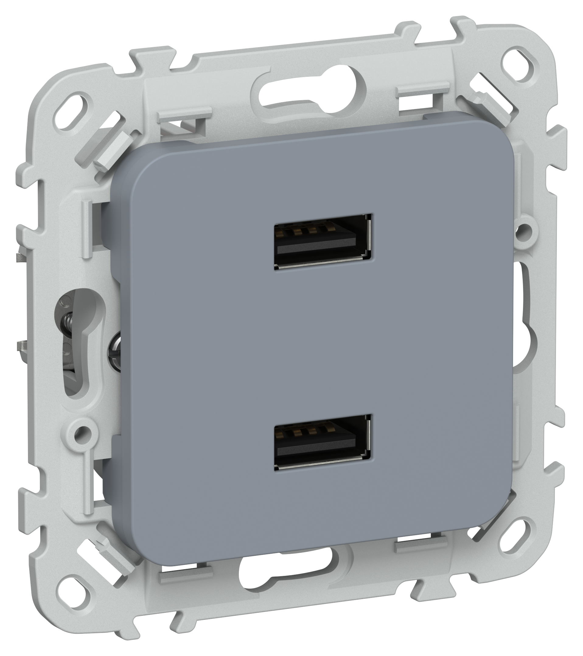 FLITE Розетка USB A+A 3,1А РЮ-2-ФлМ маренго IEK