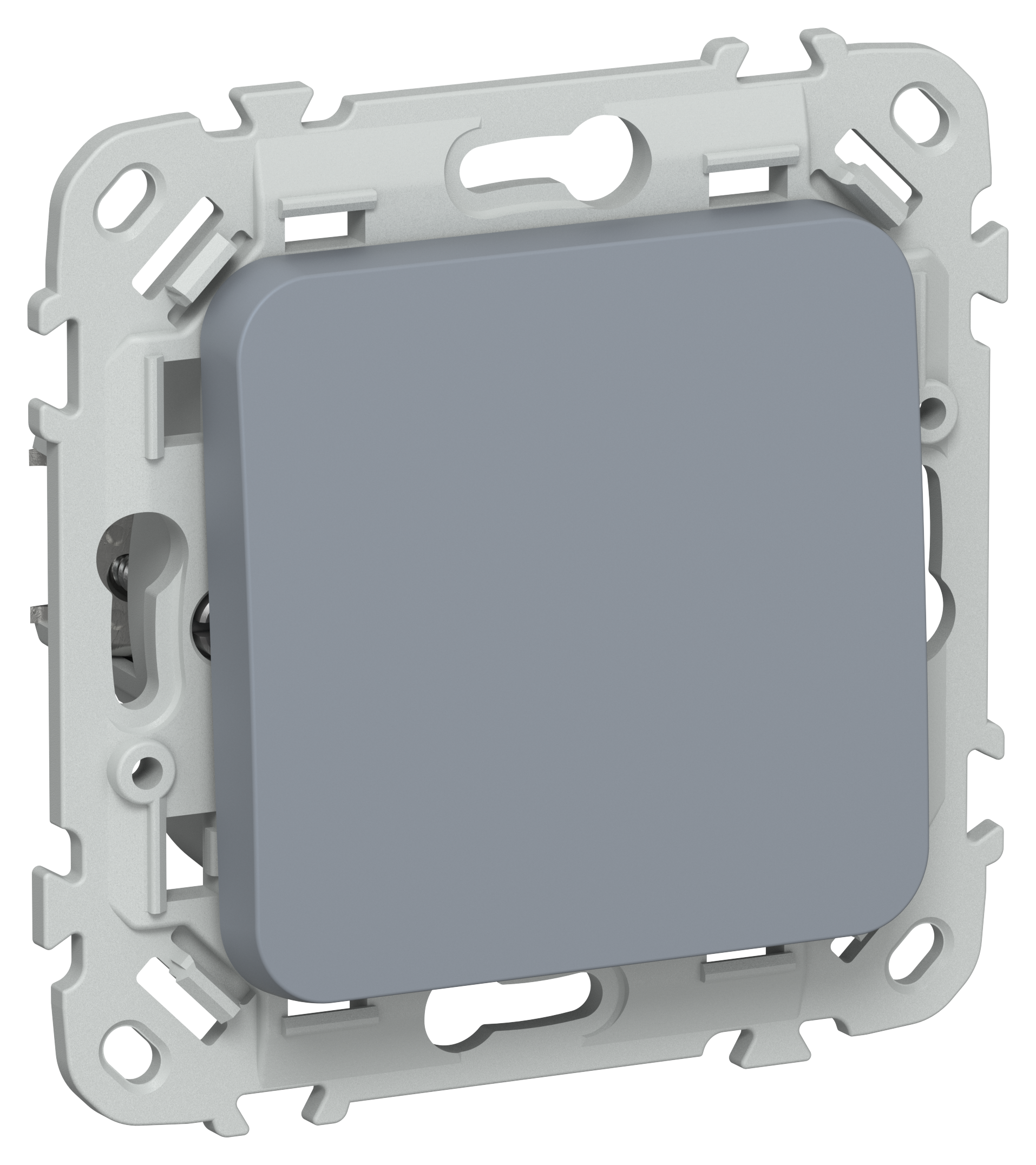 FLITE Выключатель 1-клавишный 10А ВС11-1-0-ФлМ маренго IEK