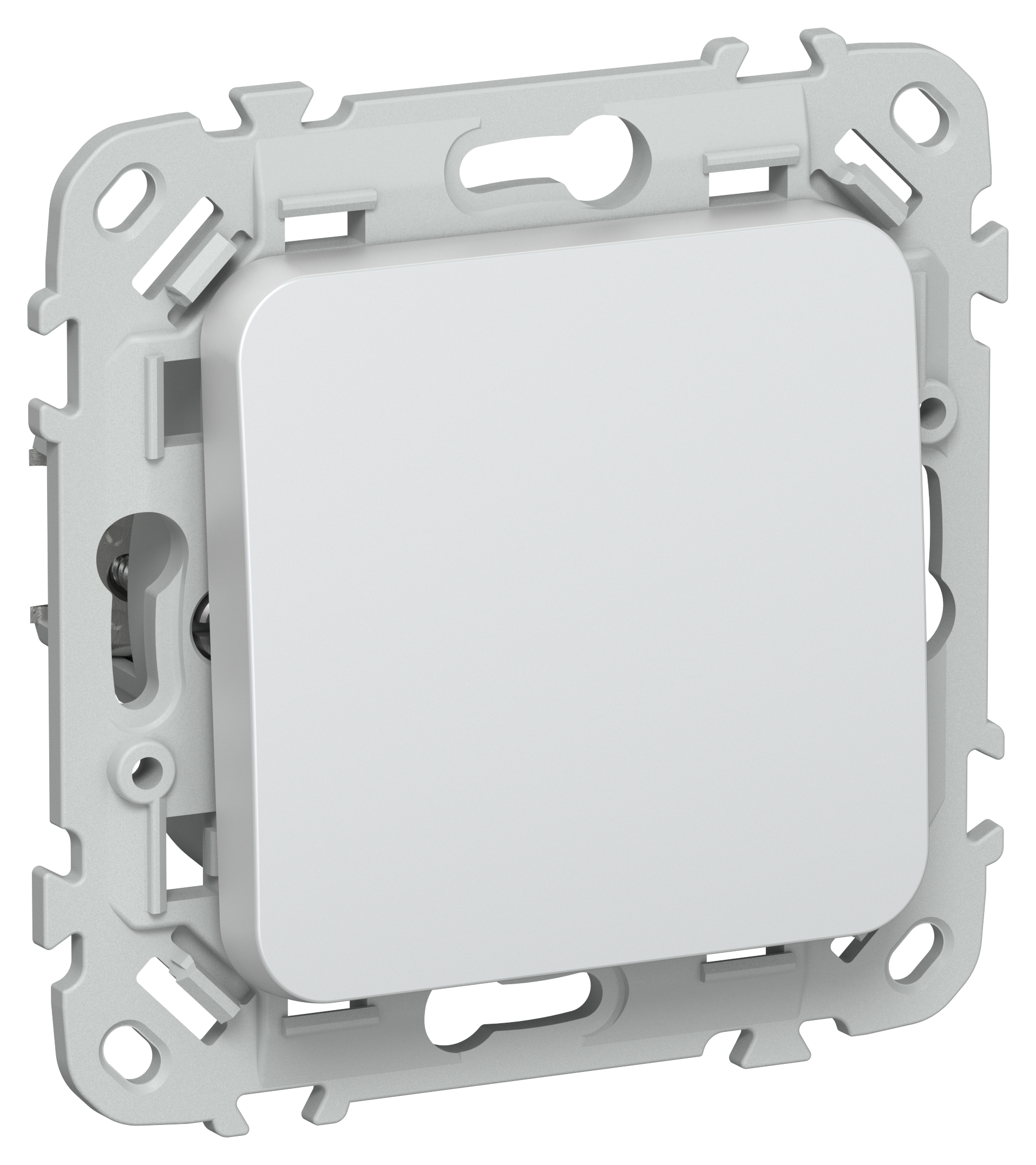 FLITE Выключатель 1-клавишный 10А ВС11-1-0-ФлЖ жемчуг IEK