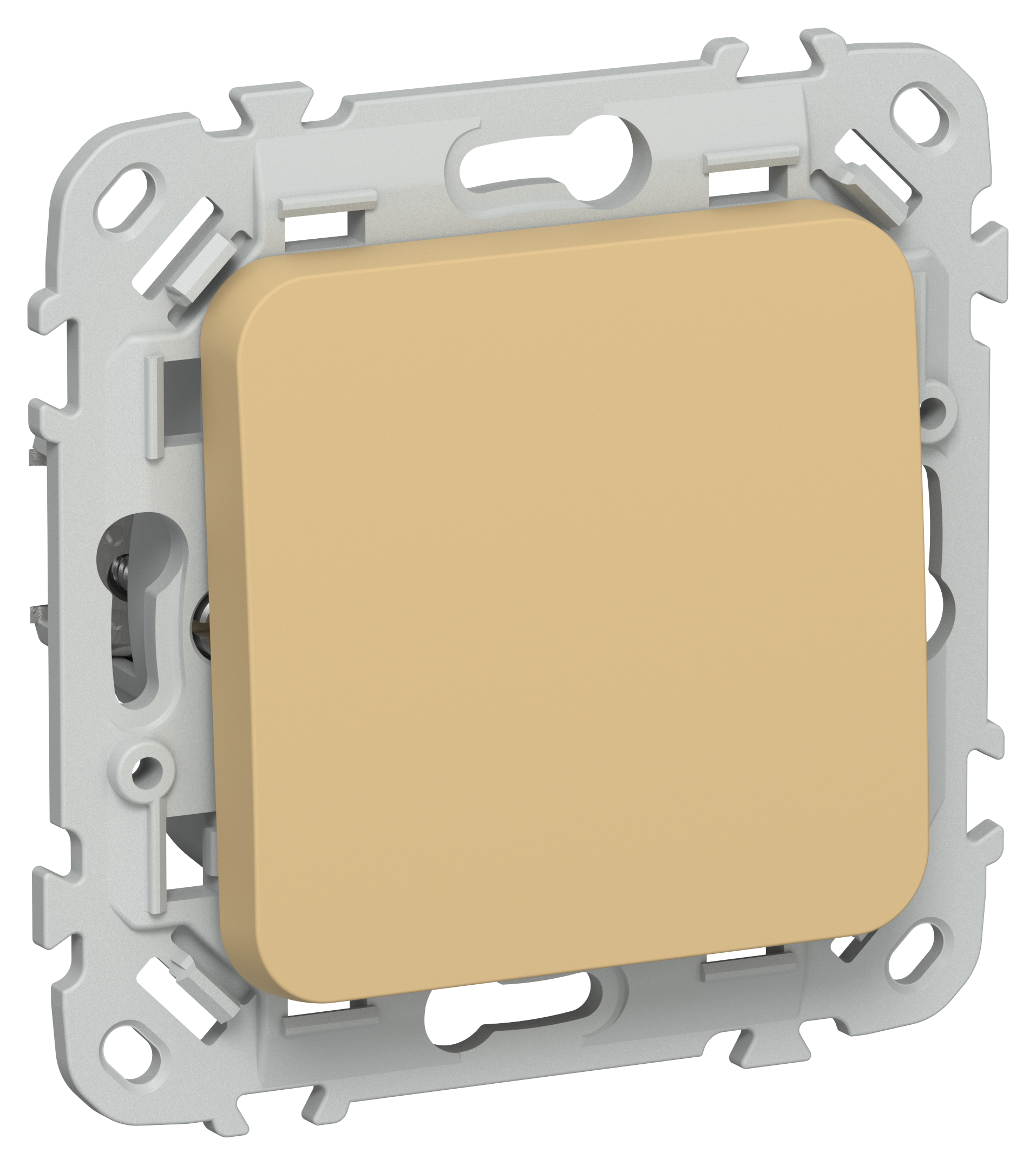 FLITE Выключатель 1-клавишный 10А ВС11-1-0-ФлШм шамуа IEK