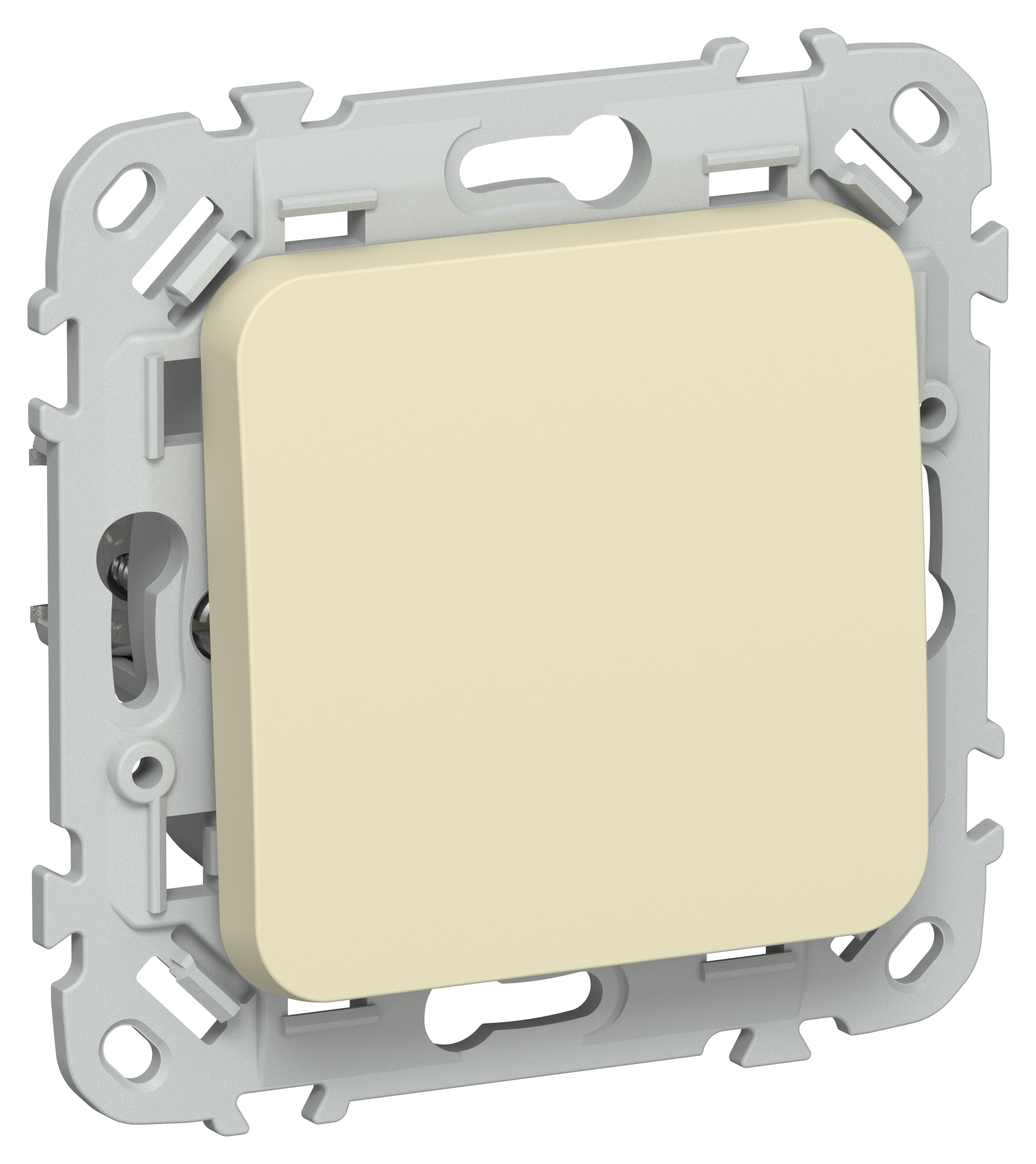 FLITE Выключатель 1-клавишный кнопочный 10А ВС11-2-0-ФлН навахо IEK