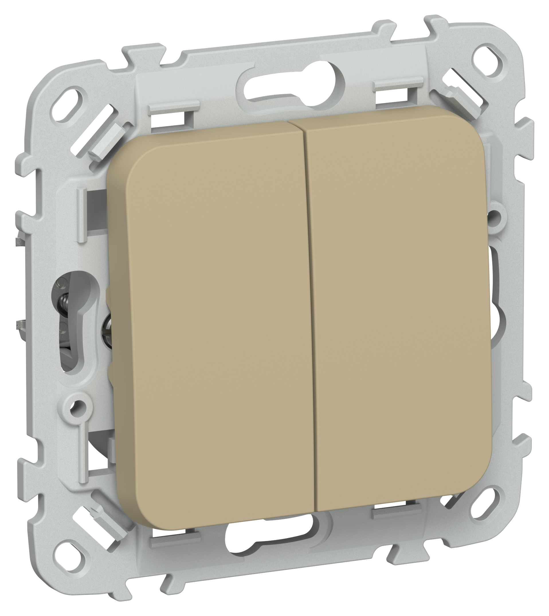 FLITE Выключатель жалюзи 10А ВЖ52-2-0-ФлХ хаки IEK