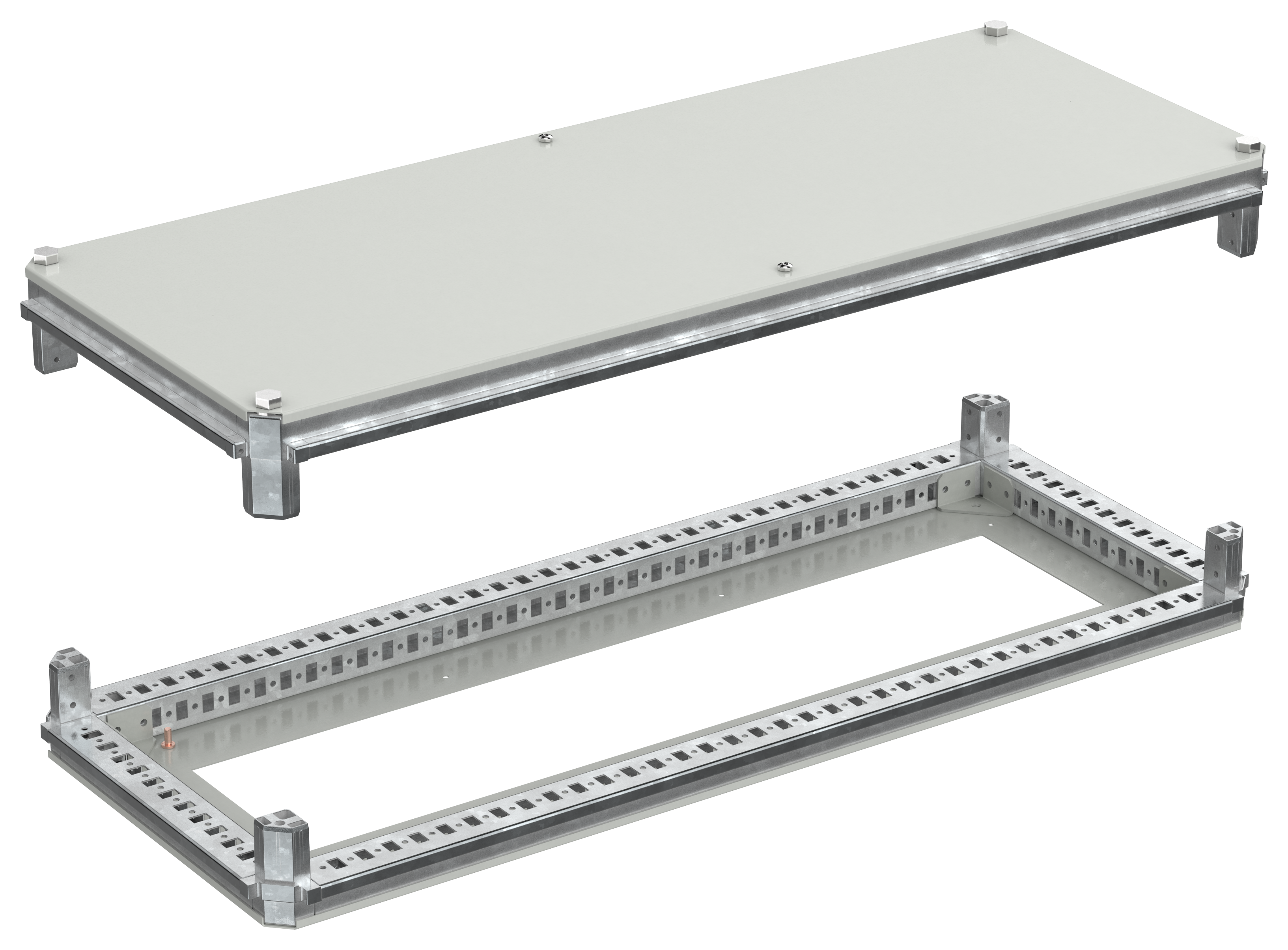 FORMAT Крыша и основание (под фланец) 400х1000мм IEK