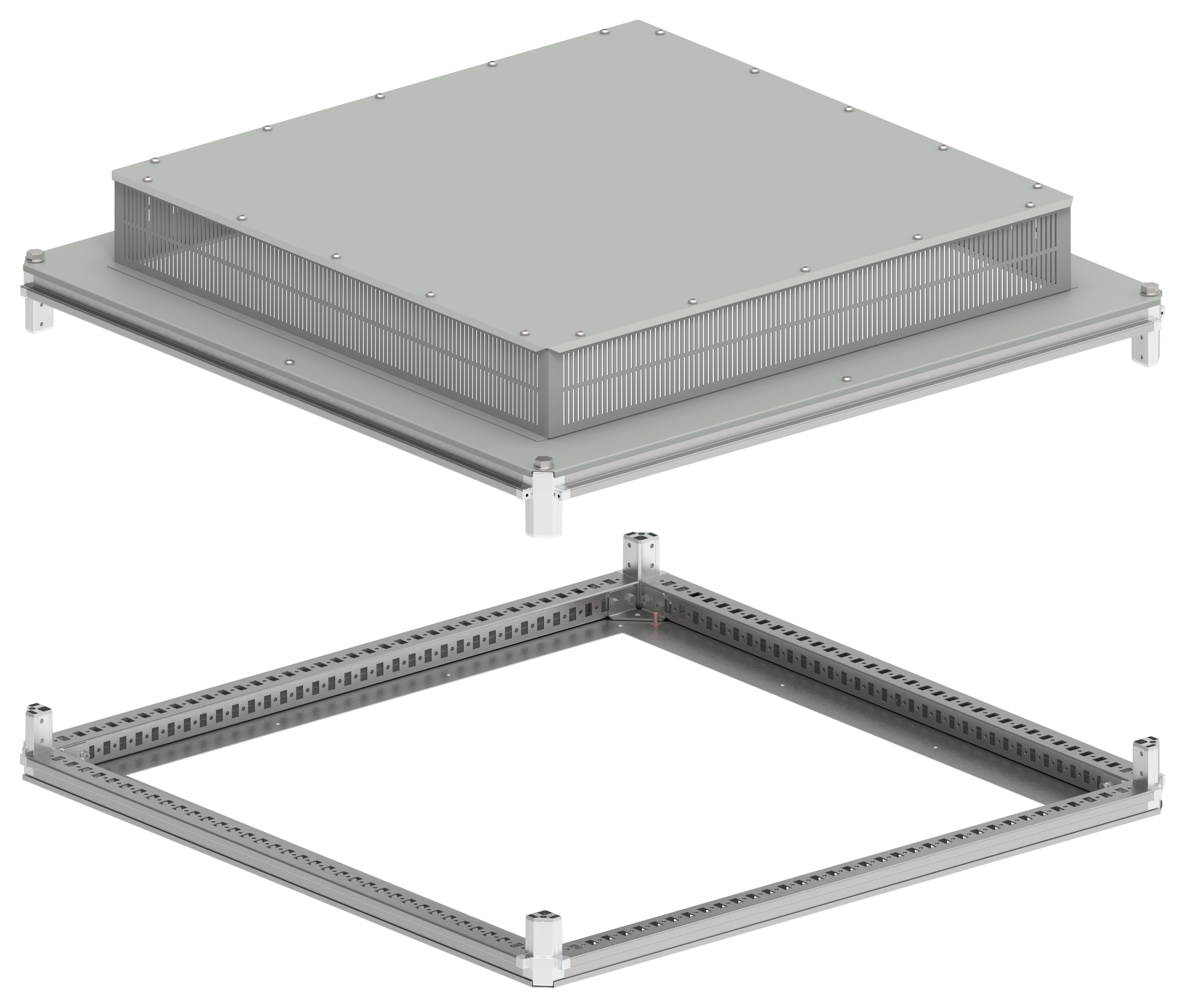 FORMAT Крыша и основание (под фланец) 1000х1000мм IP31 IEK