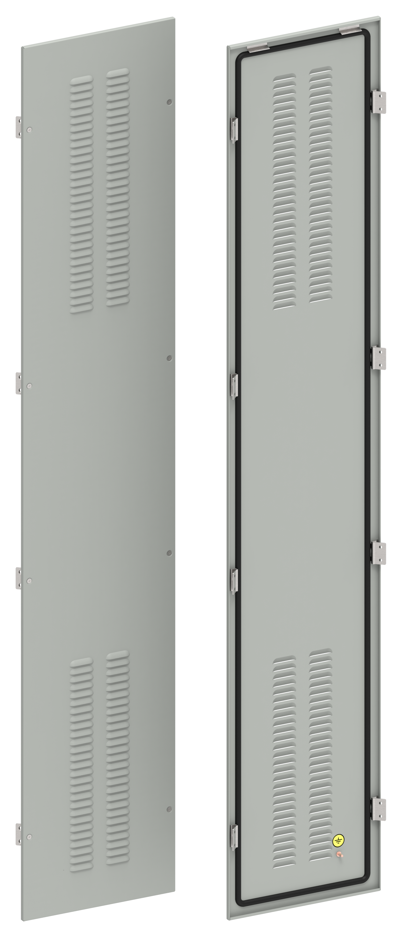 FORMAT Панель боковая вентилируемая 2000х400мм IP31 (2шт/компл) IEK