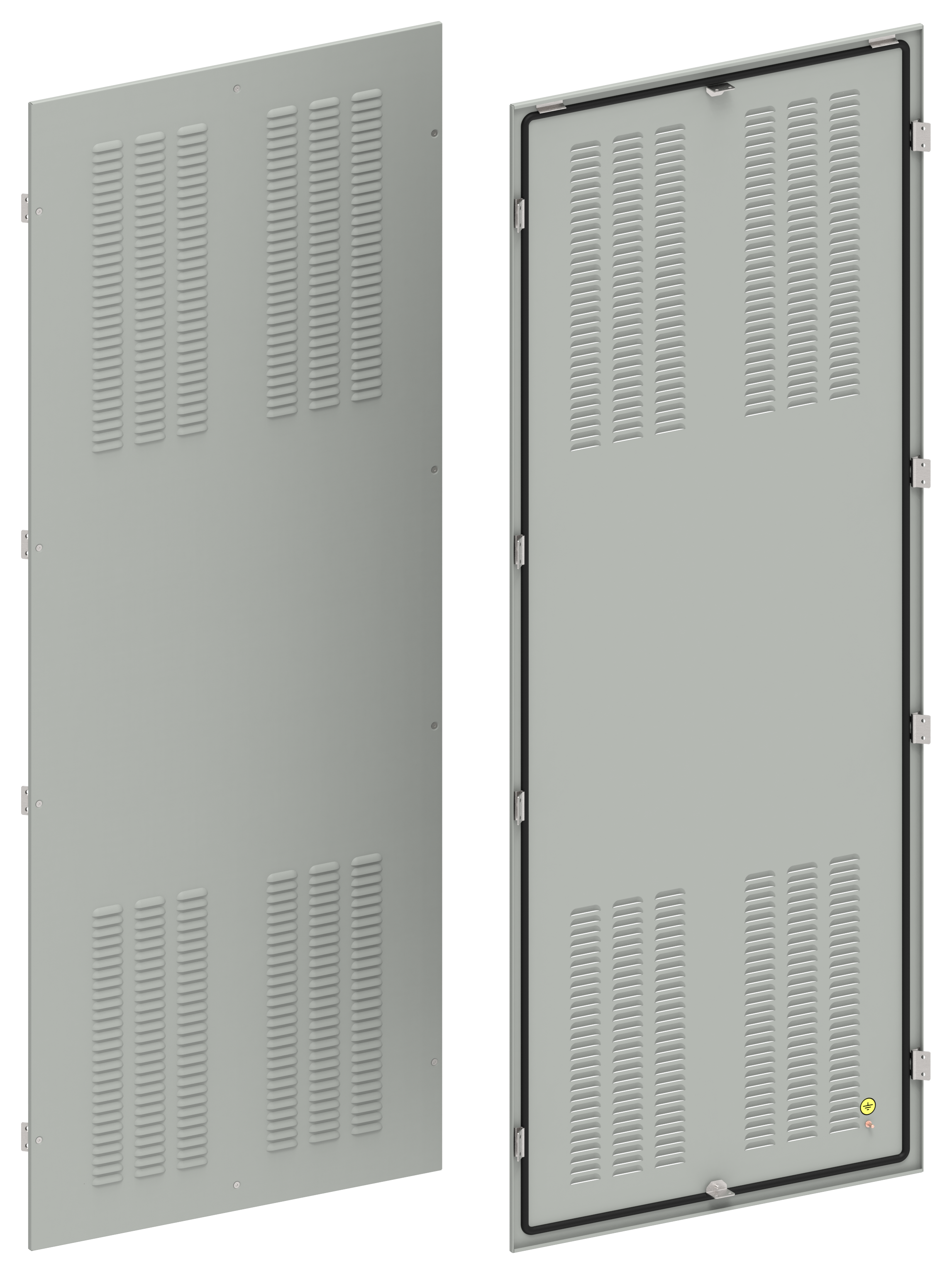 FORMAT Панель боковая вентилируемая 2000х800мм IP31 (2шт/компл) IEK