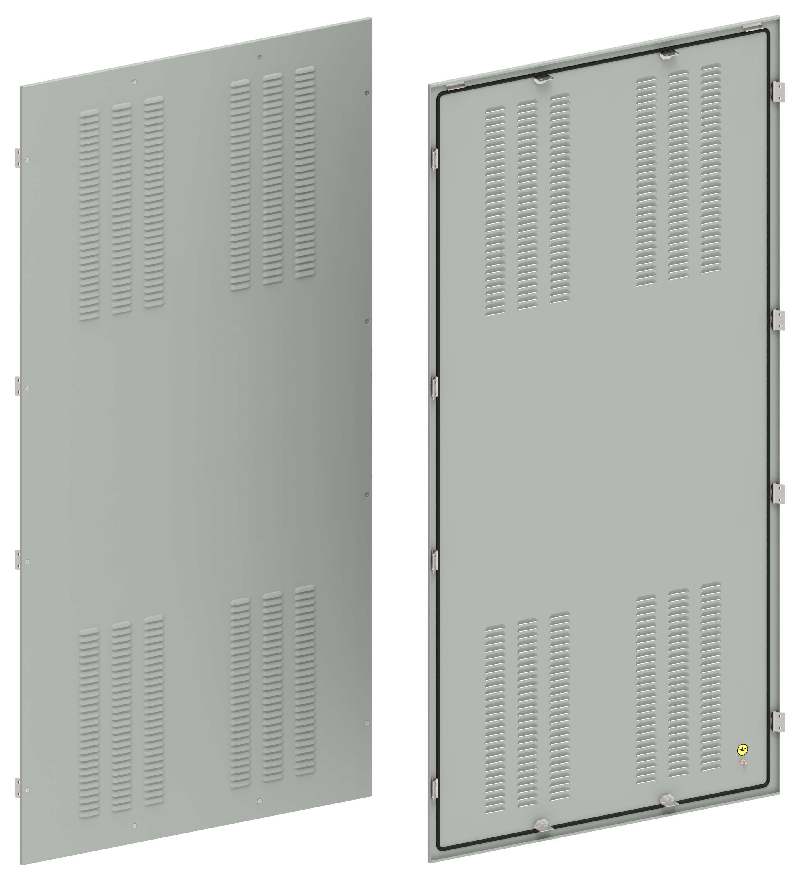 FORMAT Панель боковая вентилируемая 2000х1000мм IP31 (2шт/компл) IEK