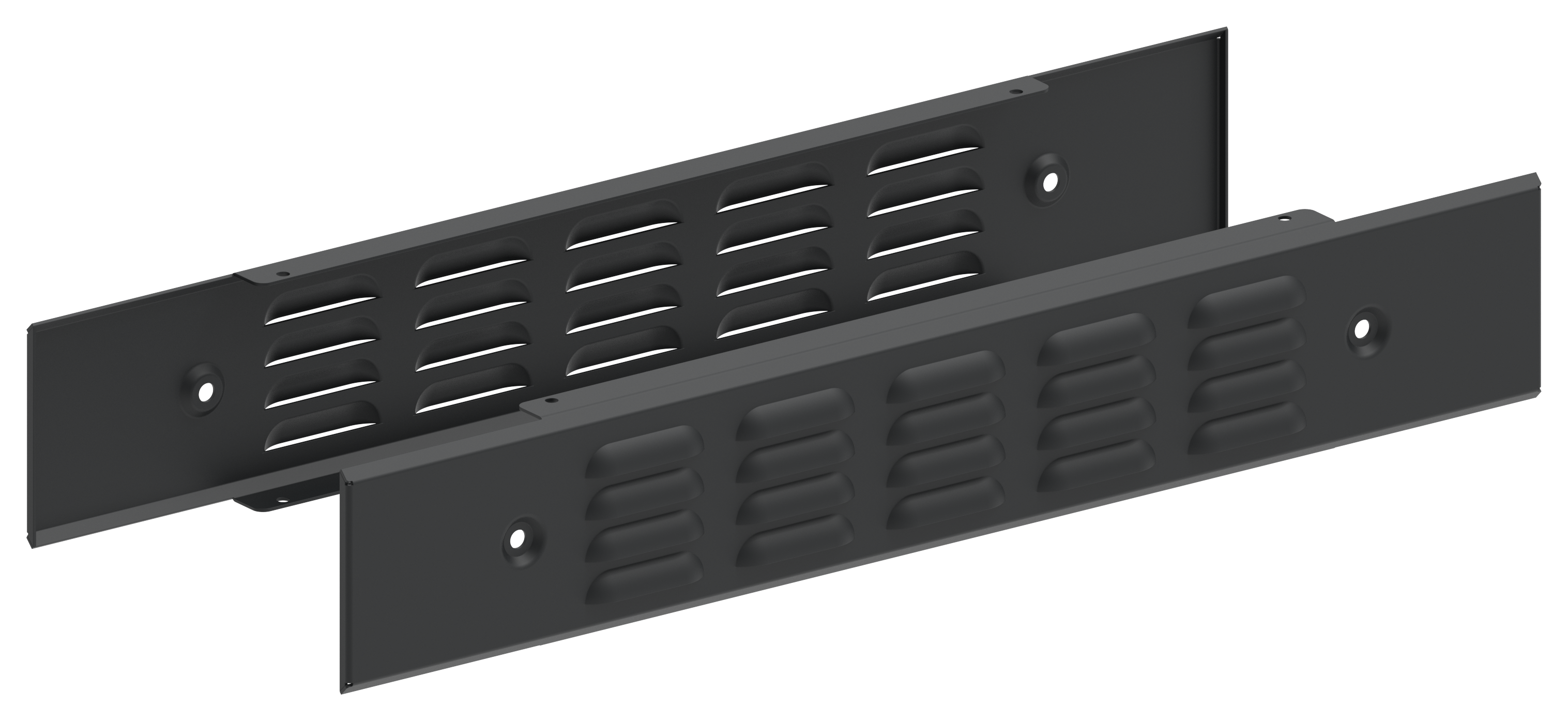 FORMAT Панель цоколя вентилируемая 100х600мм RAL7021 (2шт/компл) IEK